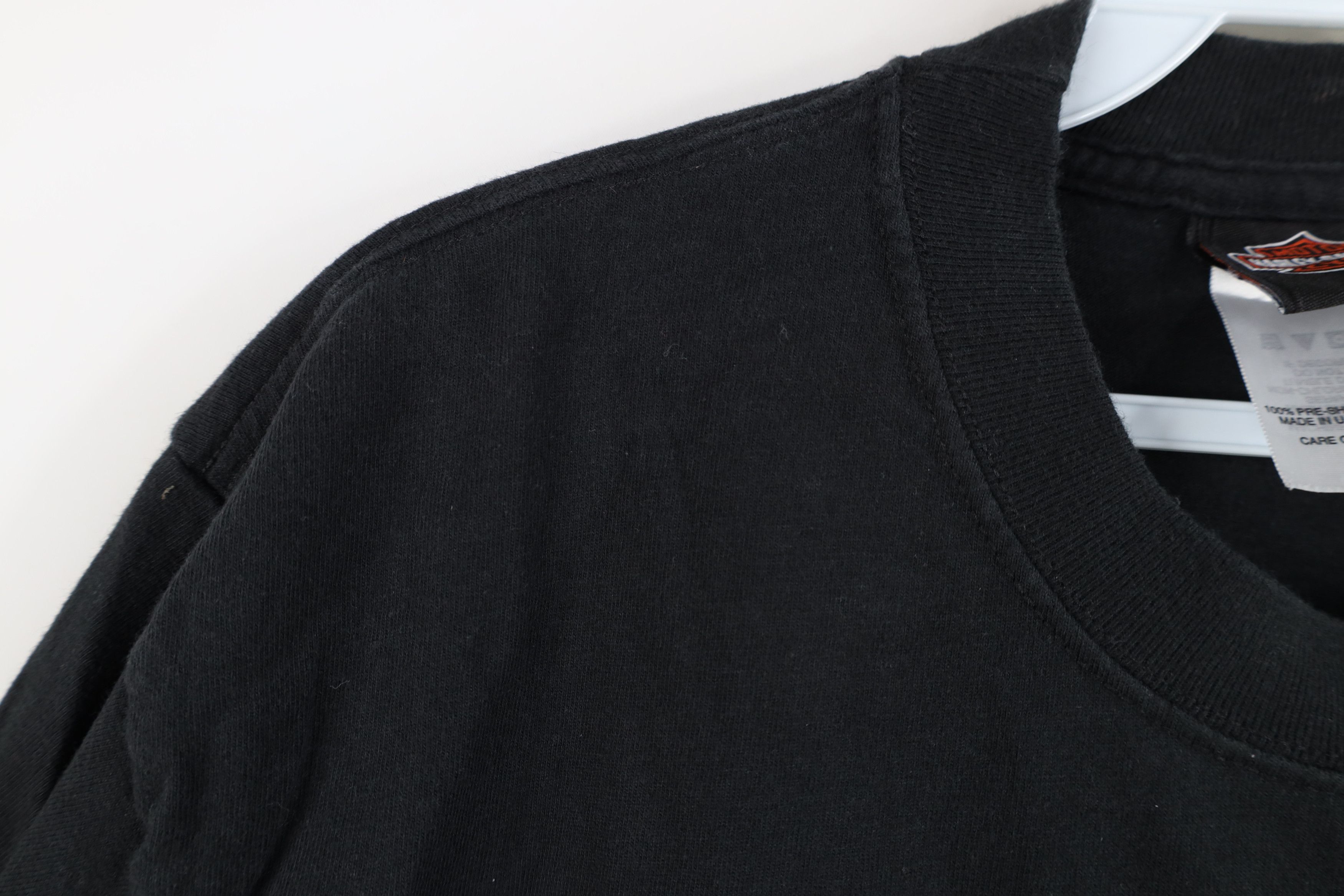 Harley Davidson Vintage Harley Davidson Spell Long Sleeve T-Shirt Black USA Size US M / EU 48-50 / 2 - 6 Thumbnail