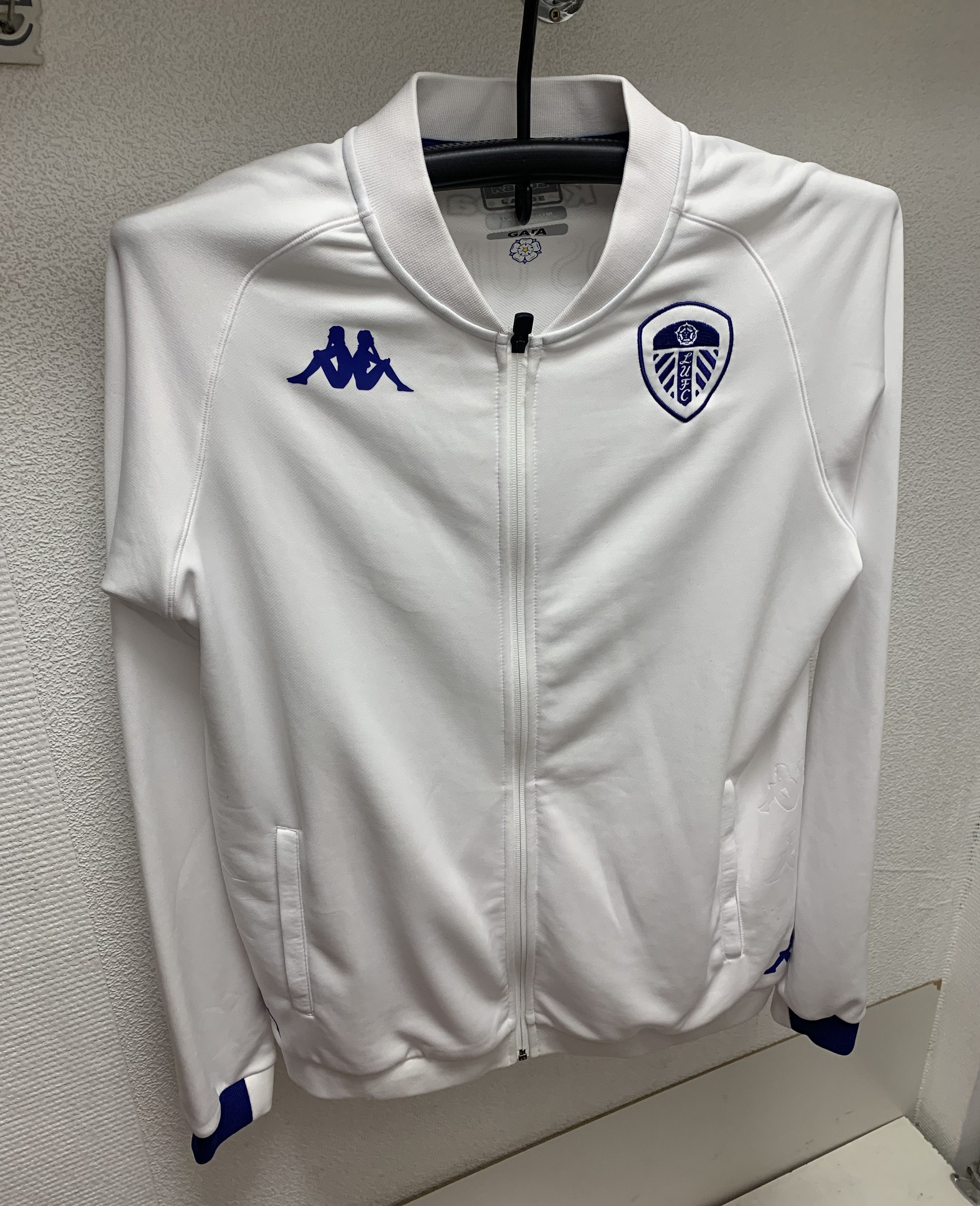 Kappa Leeds United kappa soccer white bomber M sz gava Size US M / EU 48-50 / 2 - 1 Thumbnail