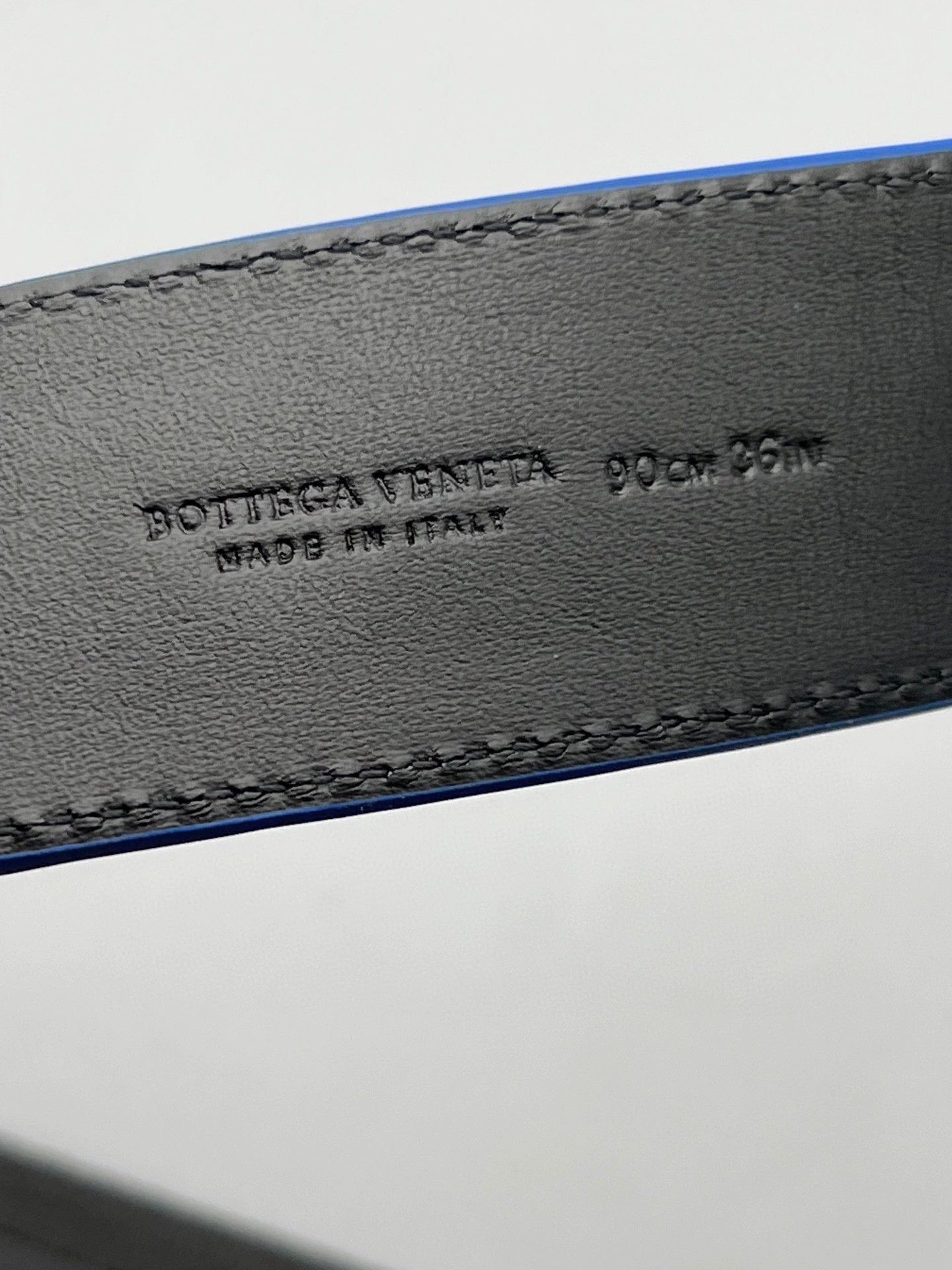 Bottega Veneta blue woven leather belt by bottega veneta Size ONE SIZE - 5 Thumbnail