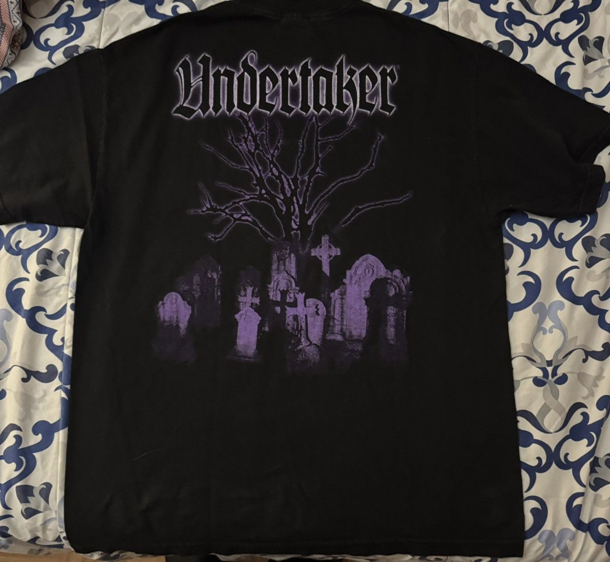 WWE Vintage Undertaker Shirt Size US XL / EU 56 / 4 - 2 Thumbnail