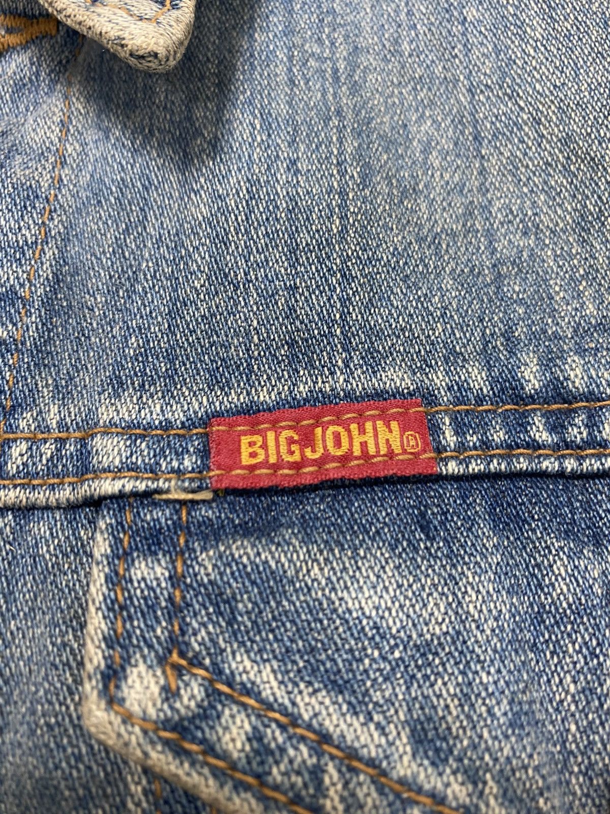 Big John Rare Vintage 90s Big John Denim Jacket Size US S / EU 44-46 / 1 - 9 Thumbnail