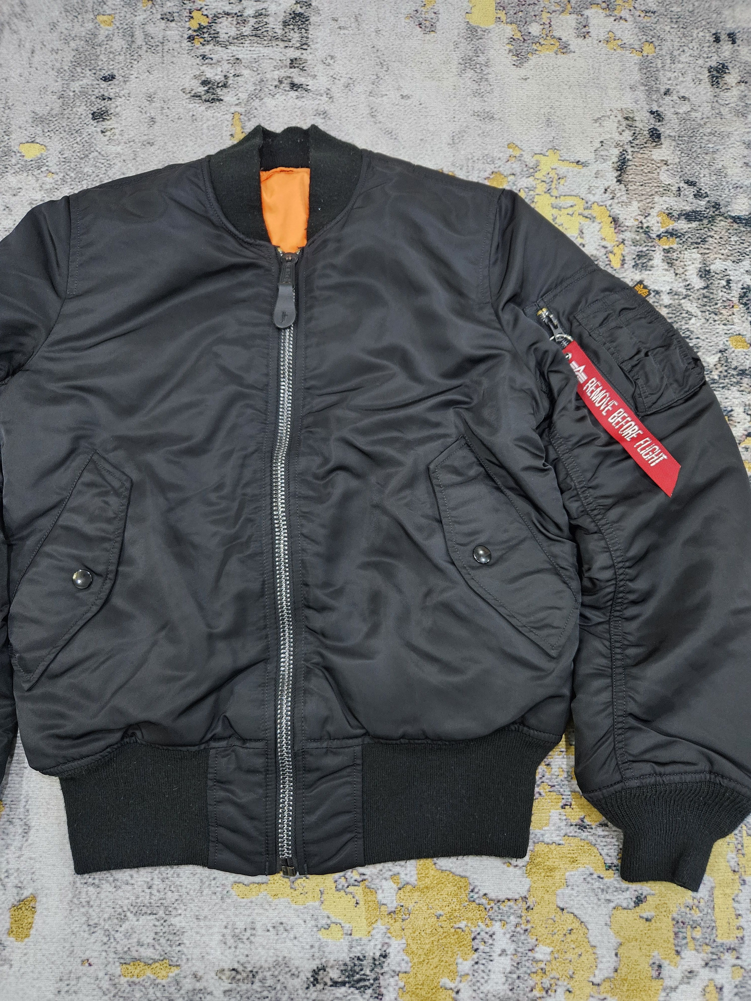 Alpha Industries Alpha Industries MA-1 Flight Bomber Jacket - Classic Black Size US S / EU 44-46 / 1 - 7 Thumbnail