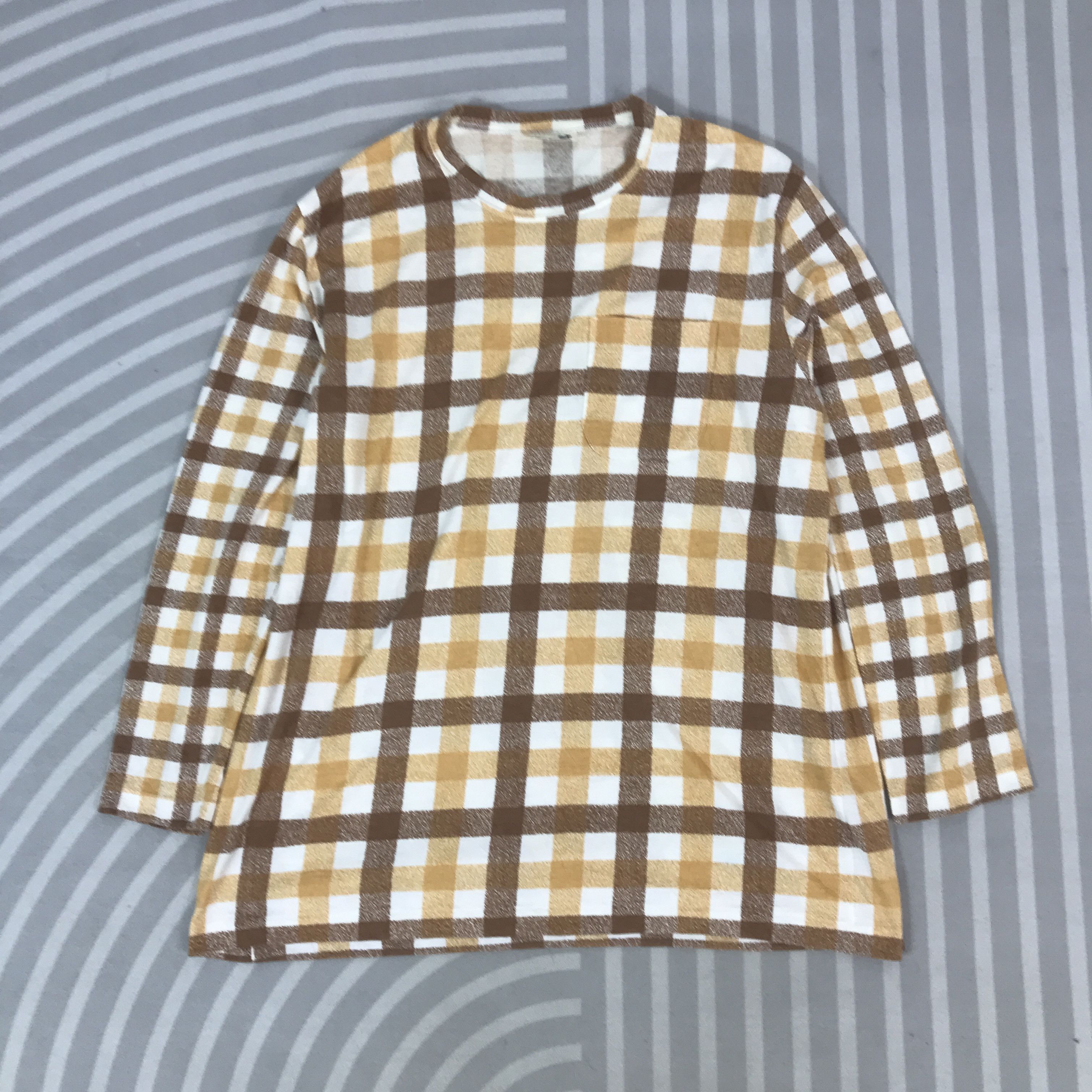 Vintage Hai Sporting Gear tartan long sleeve T-Shirt