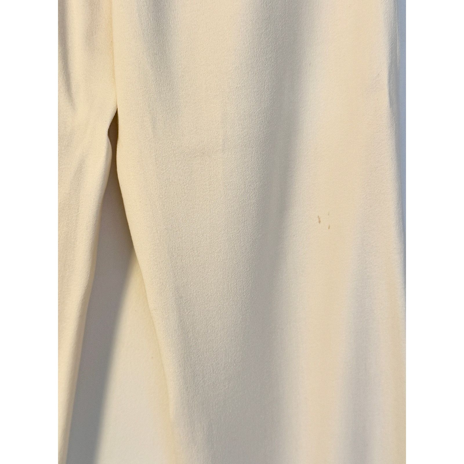 Dior Christian Dior Women's Ivory Viscose Wool Blend Trousers Size 34" / US 12 / IT 48 - 5 Thumbnail