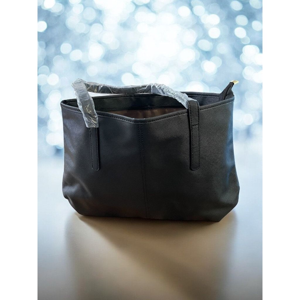 Unknown London Black Purse Bag Handbag Gold Accessories Leather Satchel Size ONE SIZE - 3 Thumbnail