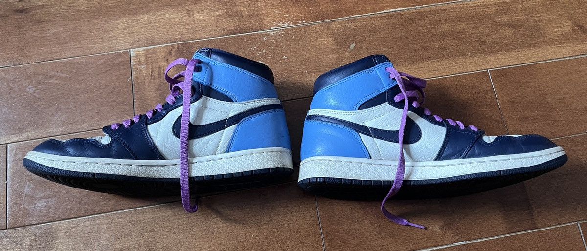 Nike Air Jordan 1 Obsidian - sz 8US - used Size US 8 / EU 41 - 4 Thumbnail