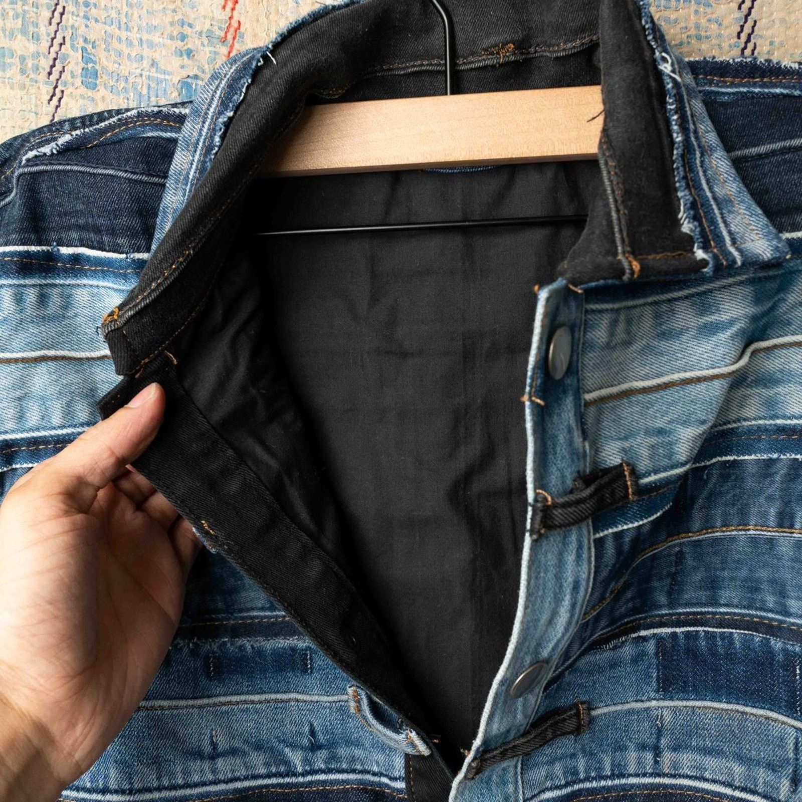 Levi's Custom upcycled levis denim jacket small Size US S / EU 44-46 / 1 - 7 Thumbnail
