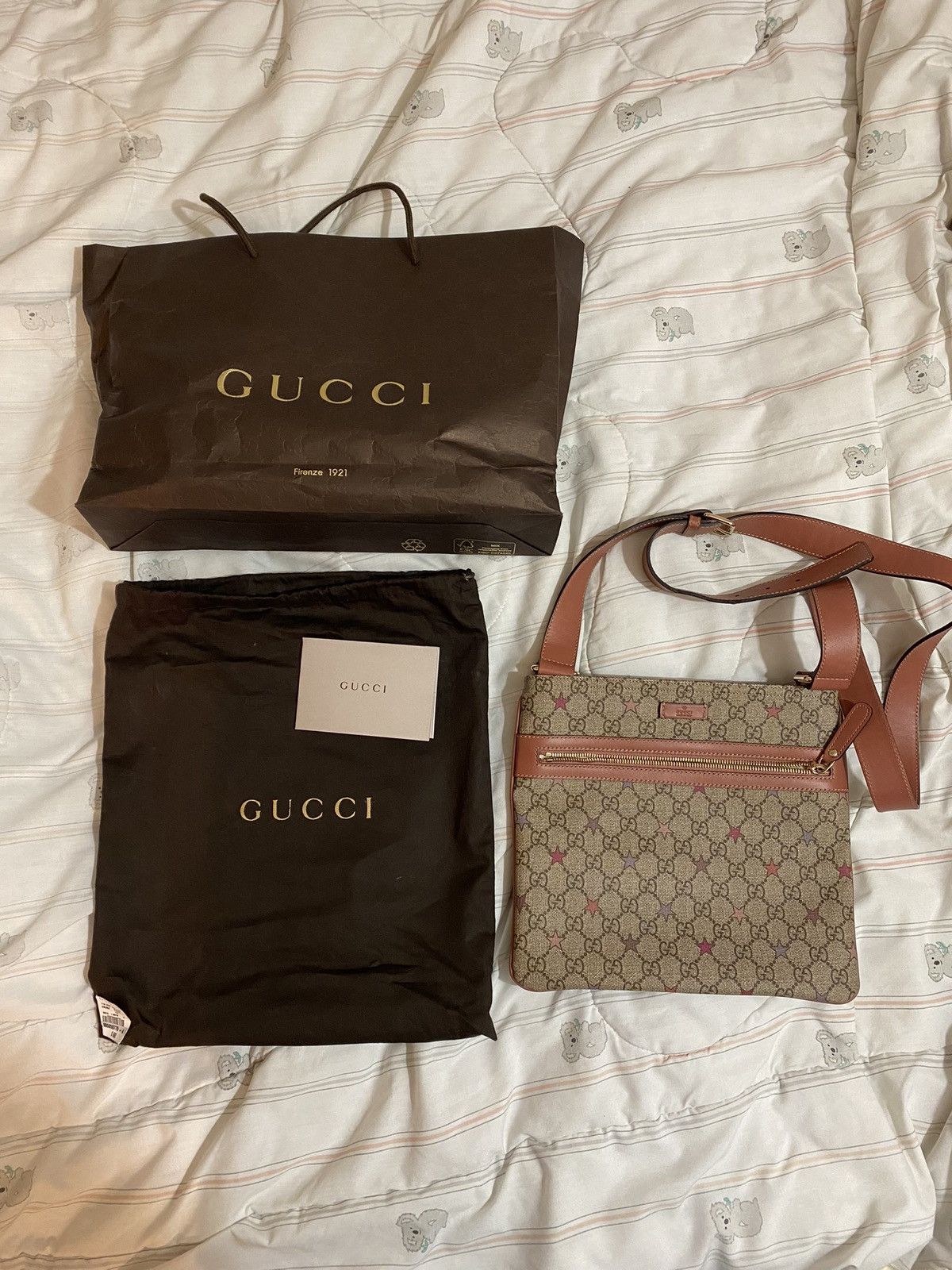 Gucci Gucci Messenger Bag VINTAGE Size ONE SIZE - 3 Thumbnail