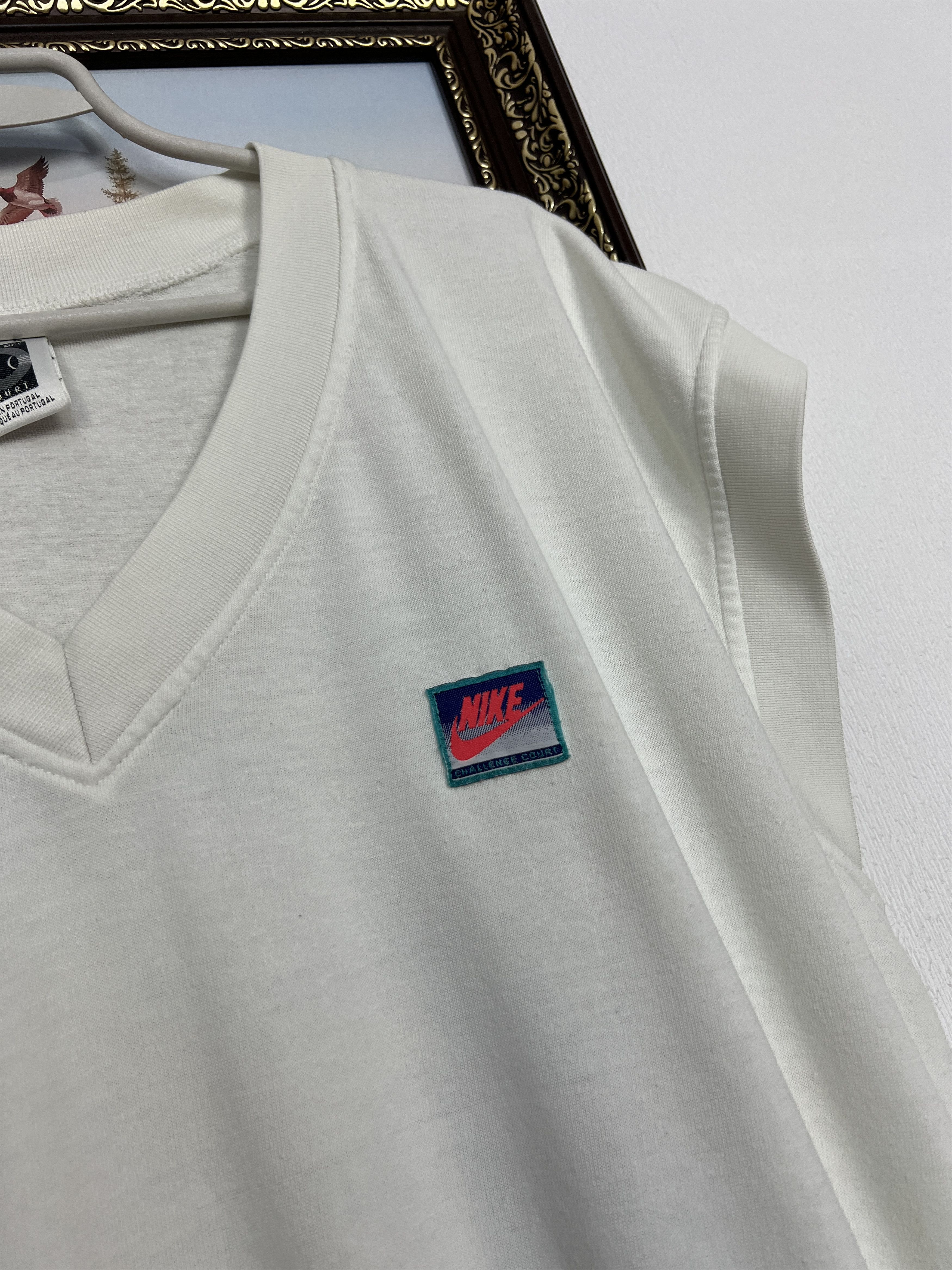 Nike Vintage 90's Andre Agassi Tennis Vest Gilet Jacket TRack Top Size US L / EU 52-54 / 3 - 5 Thumbnail