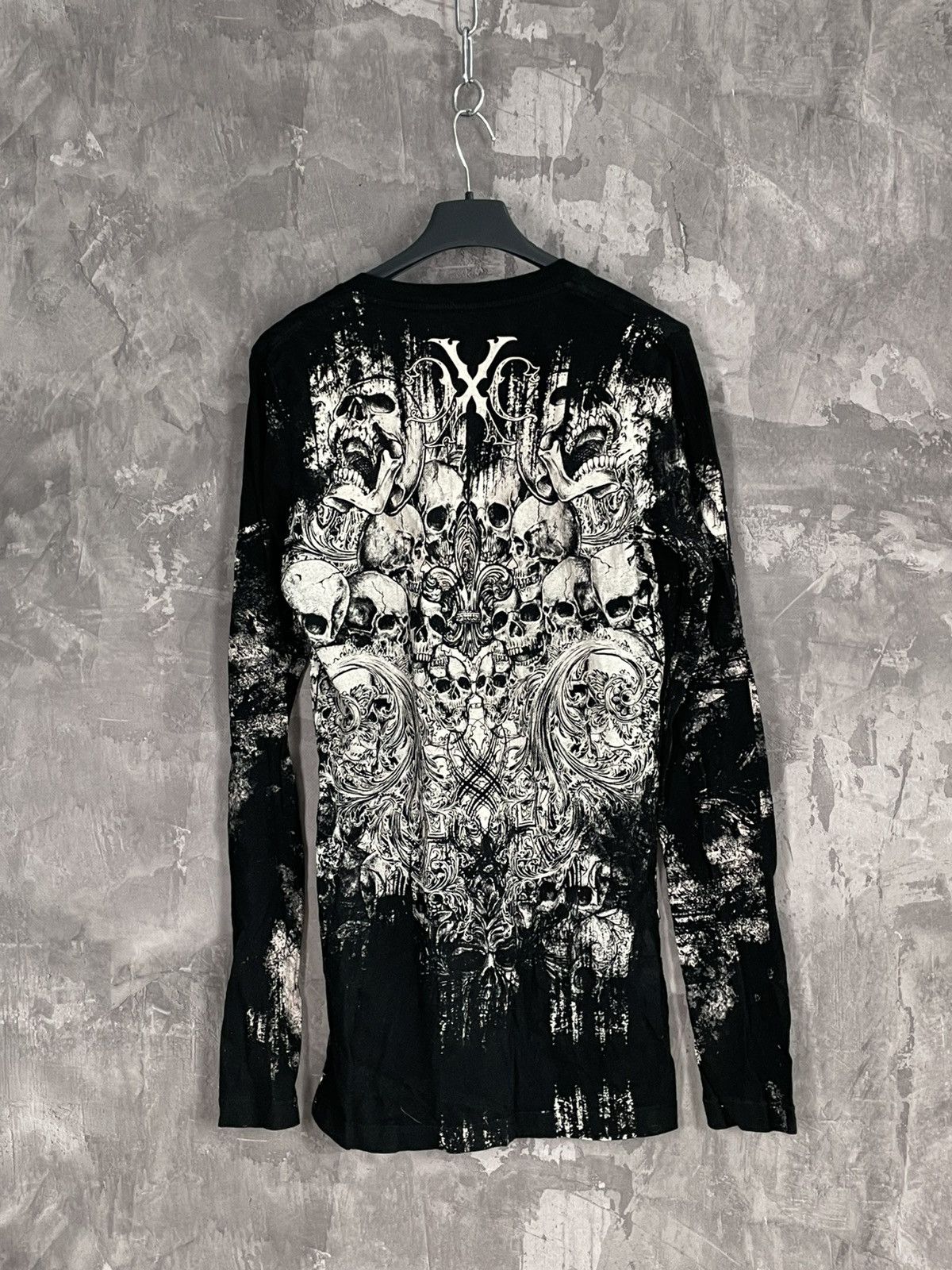 Vintage Vintage Affliction Style Skate Long Sleeve Y2K Hype Size M Size US M / EU 48-50 / 2 - 9 Thumbnail