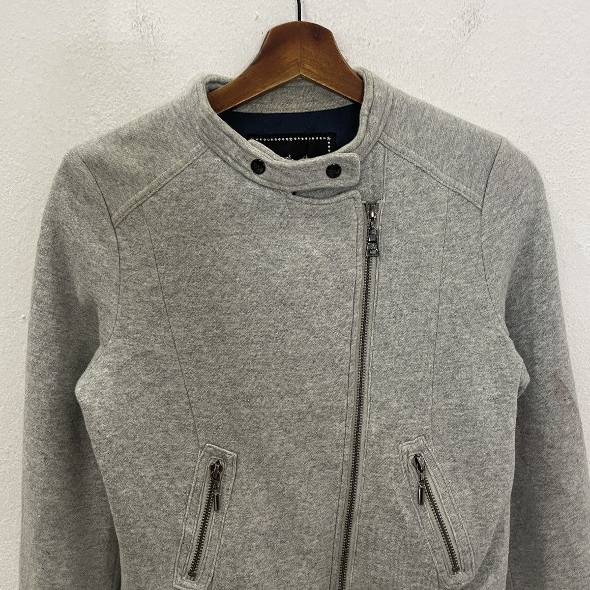 agnes b. Vintage Agnes B Bikers Jacket Size M / US 6-8 / IT 42-44 - 4 Thumbnail