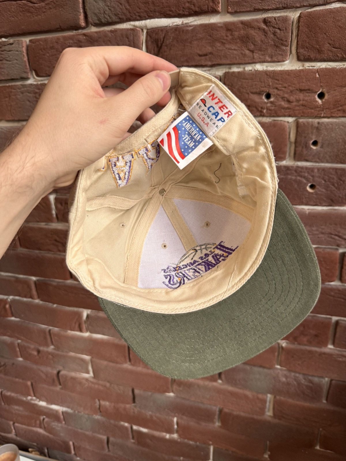 Vintage Vintage 90s Los Angeles Lakers NBA Snapback Hat Cap Size ONE SIZE - 7 Thumbnail