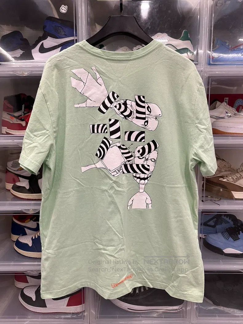 Chrome Hearts CHROME HEARTS Size XL Mattyboy graffiti mint green short sl Size US XL / EU 56 / 4 - 2 Thumbnail