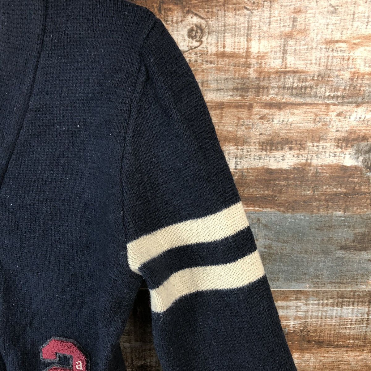 Abercrombie & Fitch × Aran Isles Knitwear Vintage Cardigan Knit Abercrombie & Fitch Black #977 Size US XL / EU 56 / 4 - 11 Thumbnail
