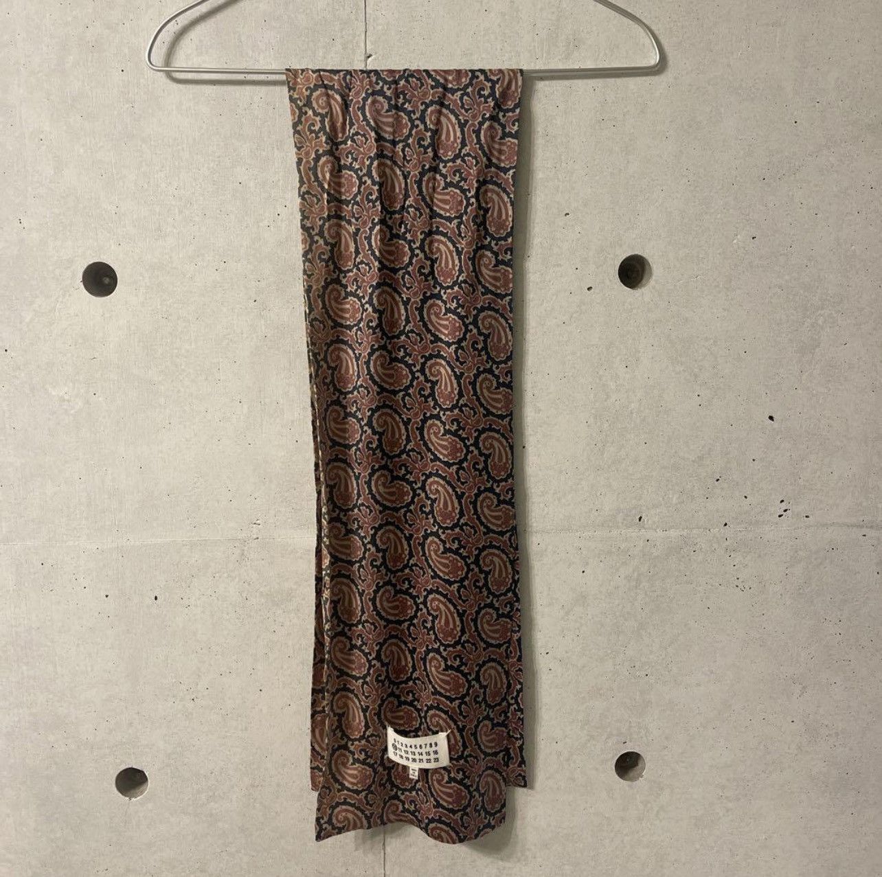 Maison Margiela Paisley Silk Scarf