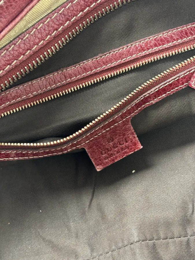 Gucci SS2009 Gucci Red & Beige Monogram Heritage Bag by Frida Giannini Size ONE SIZE - 22 Thumbnail
