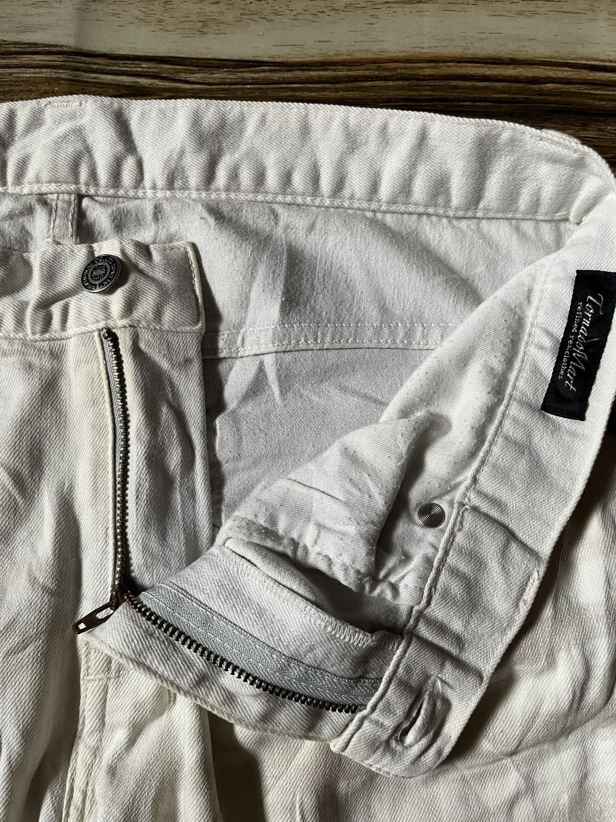 Japanese Brand Y2K Luster Clawmark White Jeans Dior Inspired Size US 34 / EU 50 - 10 Thumbnail