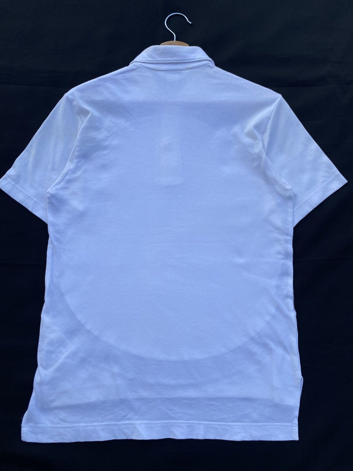Comme des Garcons Rare Design Comme Des Garcons White Polo Shirt Size US S / EU 44-46 / 1 - 21 Thumbnail