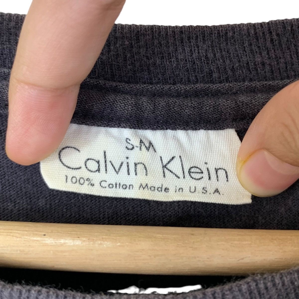 Calvin Klein Vintage 90’ CALVIN KLEIN CK Made In USA Tee Shirt Top Diver Size M / US 6-8 / IT 42-44 - 6 Thumbnail