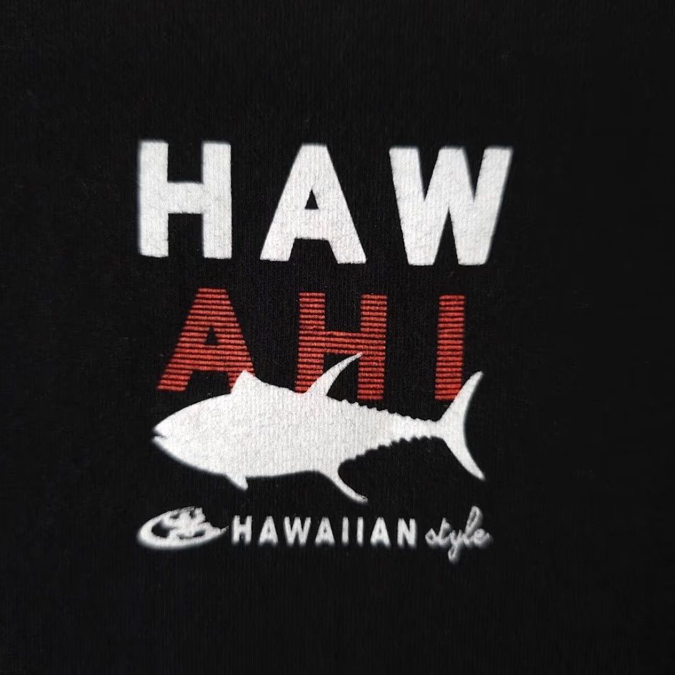 Vintage HawAhi Poke T Shirt Mens Size Large Black Hawaiian Style Travel Destination Tee Shirt Mens Black Hawaiian Style Travel Destination Tee Size US L / EU 52-54 / 3 - 5 Thumbnail