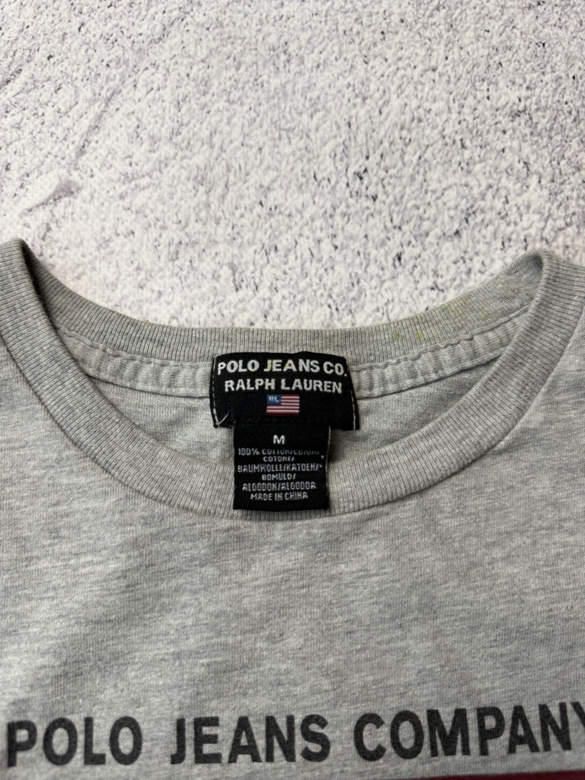 Ralph Lauren Vintage Polo Jeans Co Ralph Lauren T Shirt USA Flag Y2K Size US M / EU 48-50 / 2 - 11 Thumbnail