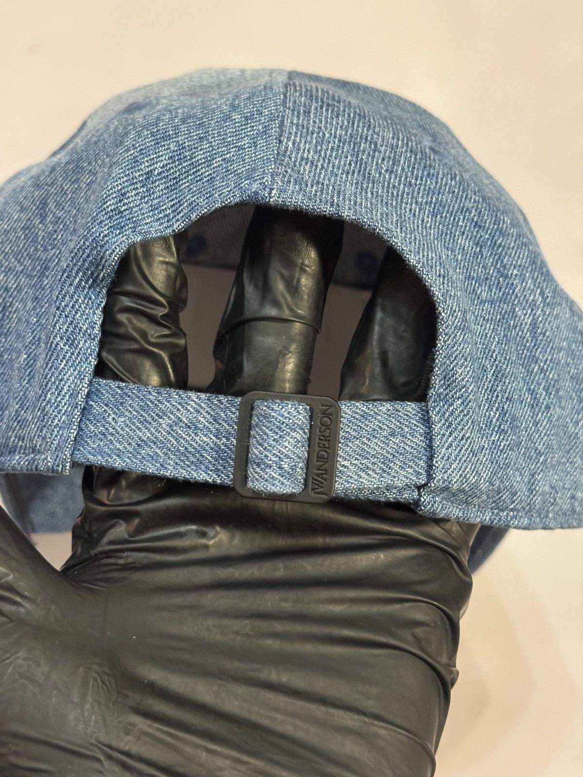 JW Anderson JW Anderson 3D Logo Denim Hat(Blue/OS) Size ONE SIZE - 6 Thumbnail
