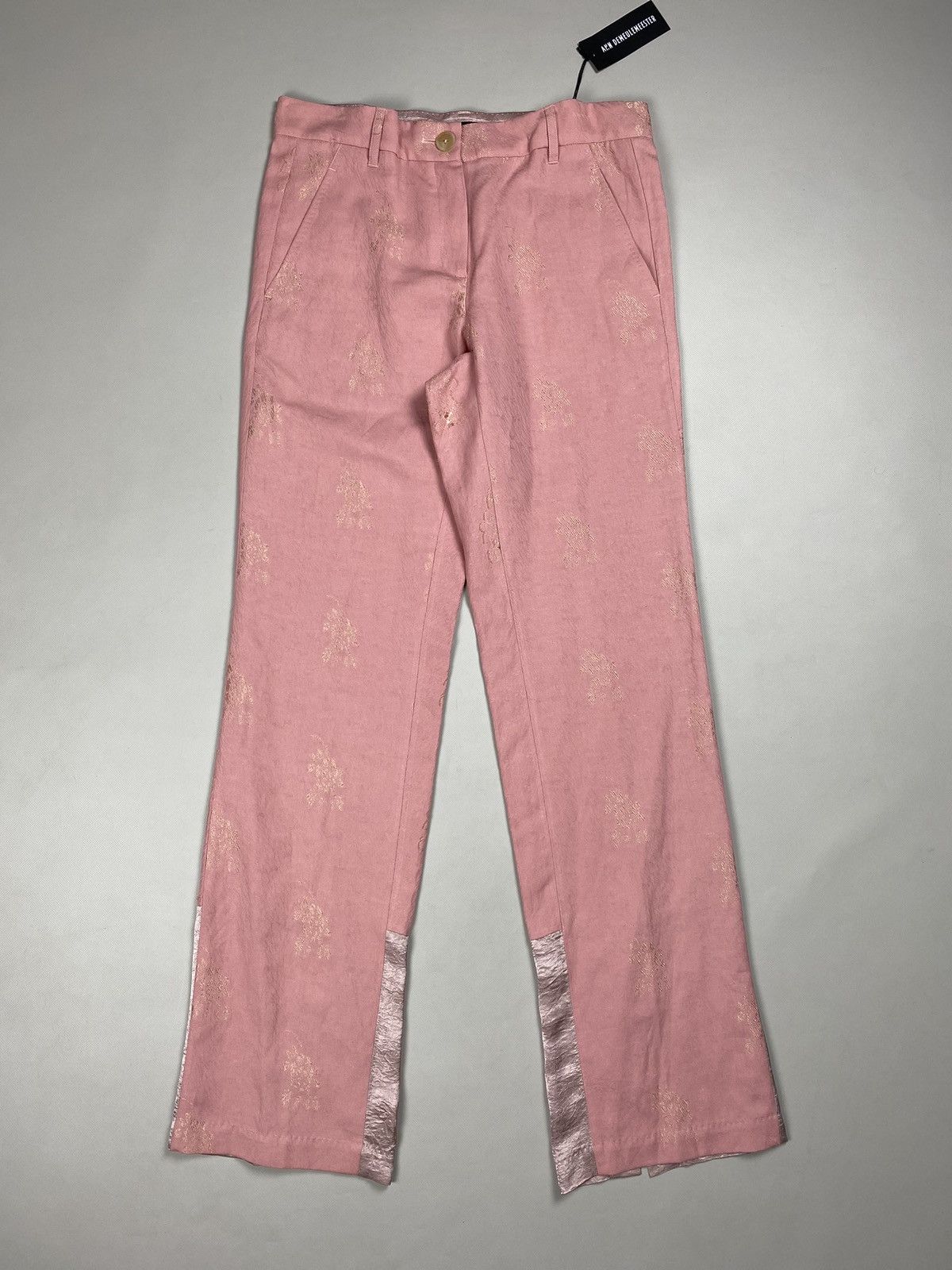 Ann Demeulemeester BNWT! Ann Demeulemeester cotton / linen wide leg dress pants Size 26" / US 2 / IT 38 - 1 Thumbnail