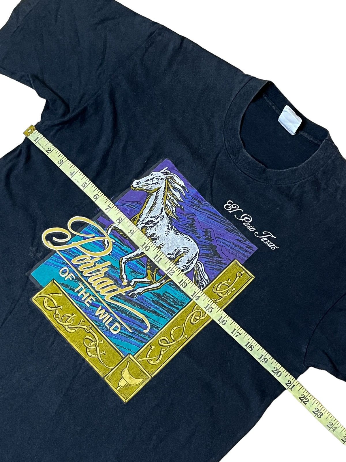 Art Comes First VINTAGE 90s EL PASO TEXAS PORTRAIT OF THE WILD T SHIRT Size US L / EU 52-54 / 3 - 9 Thumbnail