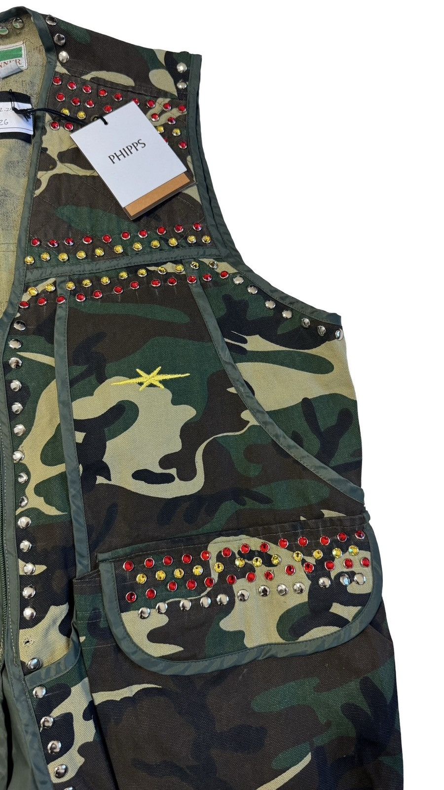 Phipps 1/1 “Phipps Lab” Studded Camo Vest Size US M / EU 48-50 / 2 - 5 Thumbnail