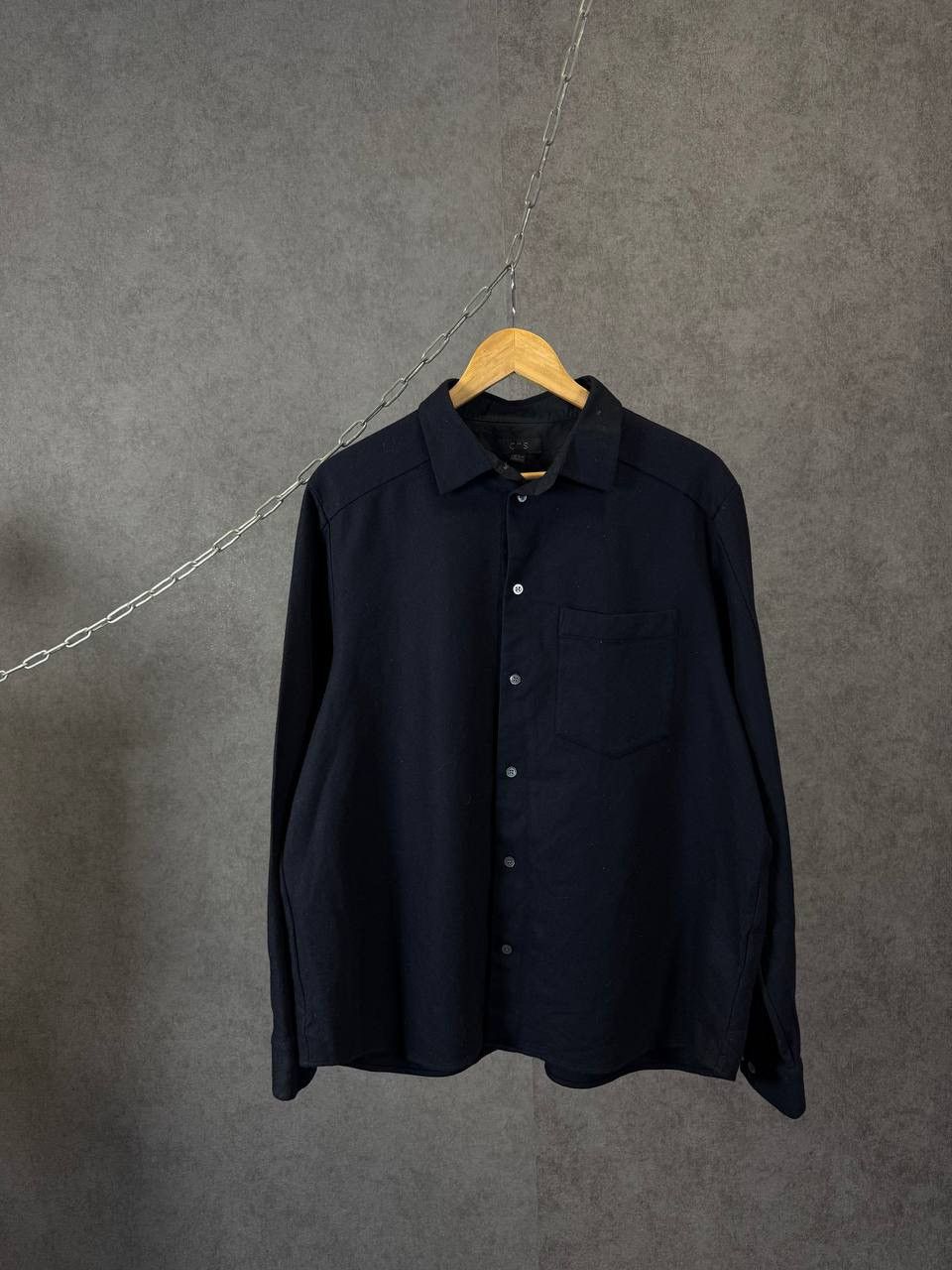 Cos COS designer wool shirt Size US L / EU 52-54 / 3 - 1 Thumbnail