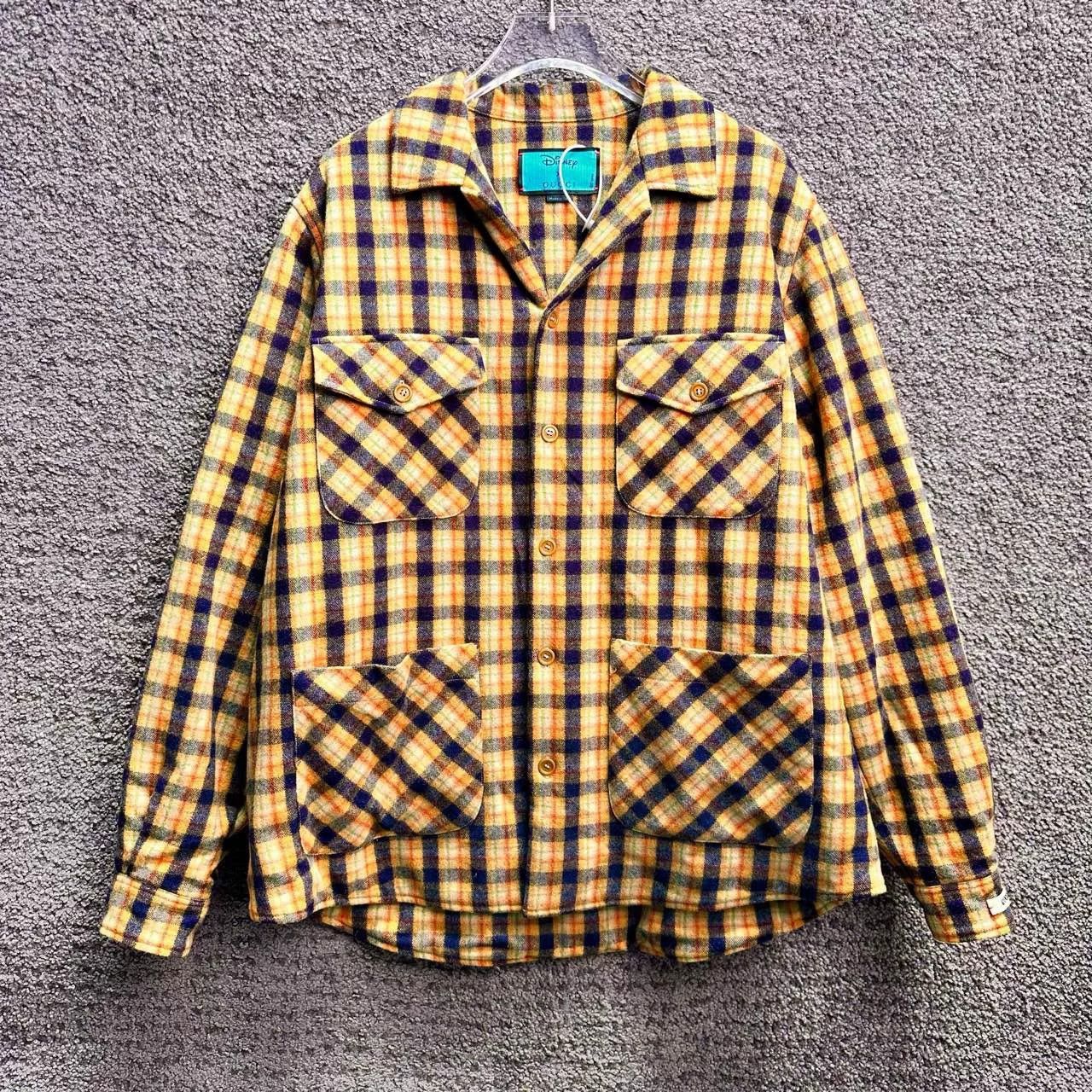 Gucci Gucci Disney Donald Duck Wool Plaid Shirt Jacket Size US S / EU 44-46 / 1 - 1 Thumbnail
