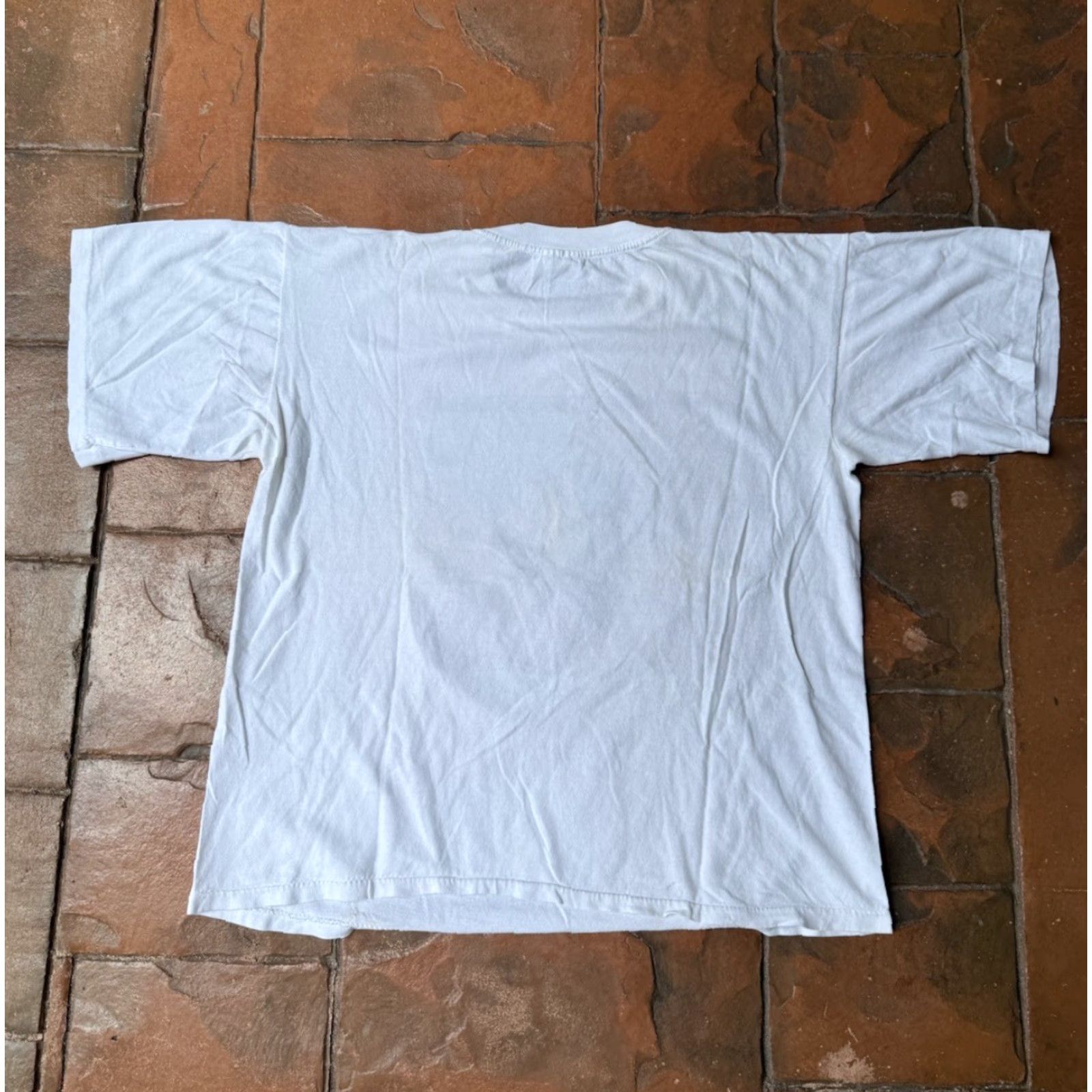 Vintage VINTAGE 90s Protect Our Ocean Fish Key West T-Shirt XL White Cotton Regular Men Solar-T Logo Short Sleeve Crew Neck 80s Theme Size US XL / EU 56 / 4 - 3 Thumbnail