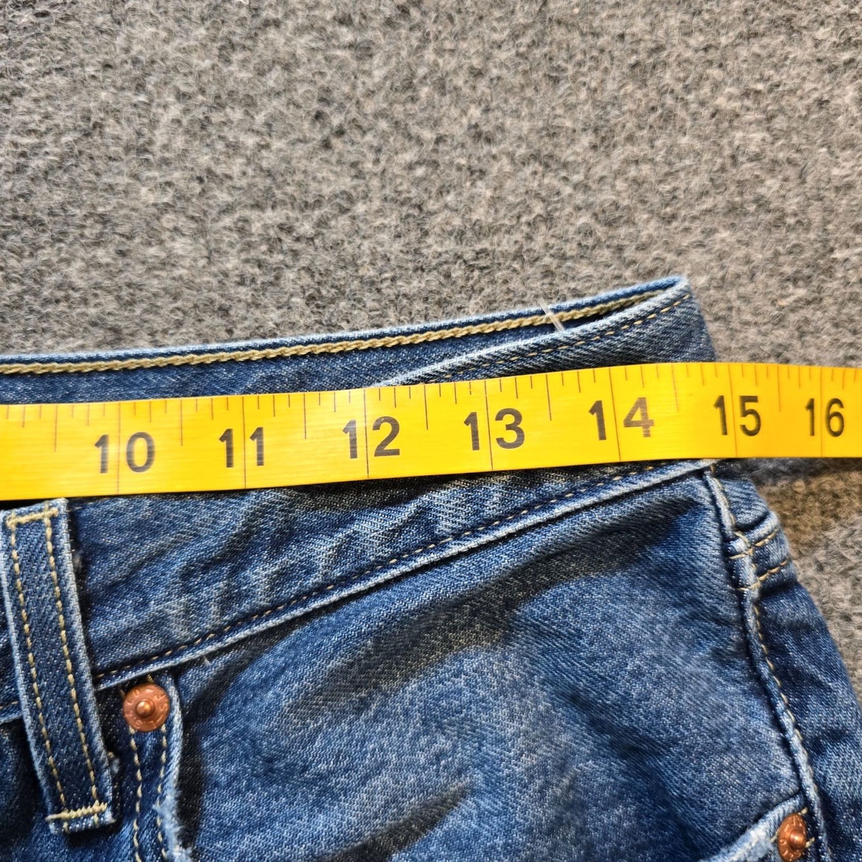 Levi's Levi's Jeans Womens Size 27 Blue Low Pro Straight Leg Distressed Casual Capsule Jeans Size 27" / US 4 / IT 40 - 5 Thumbnail