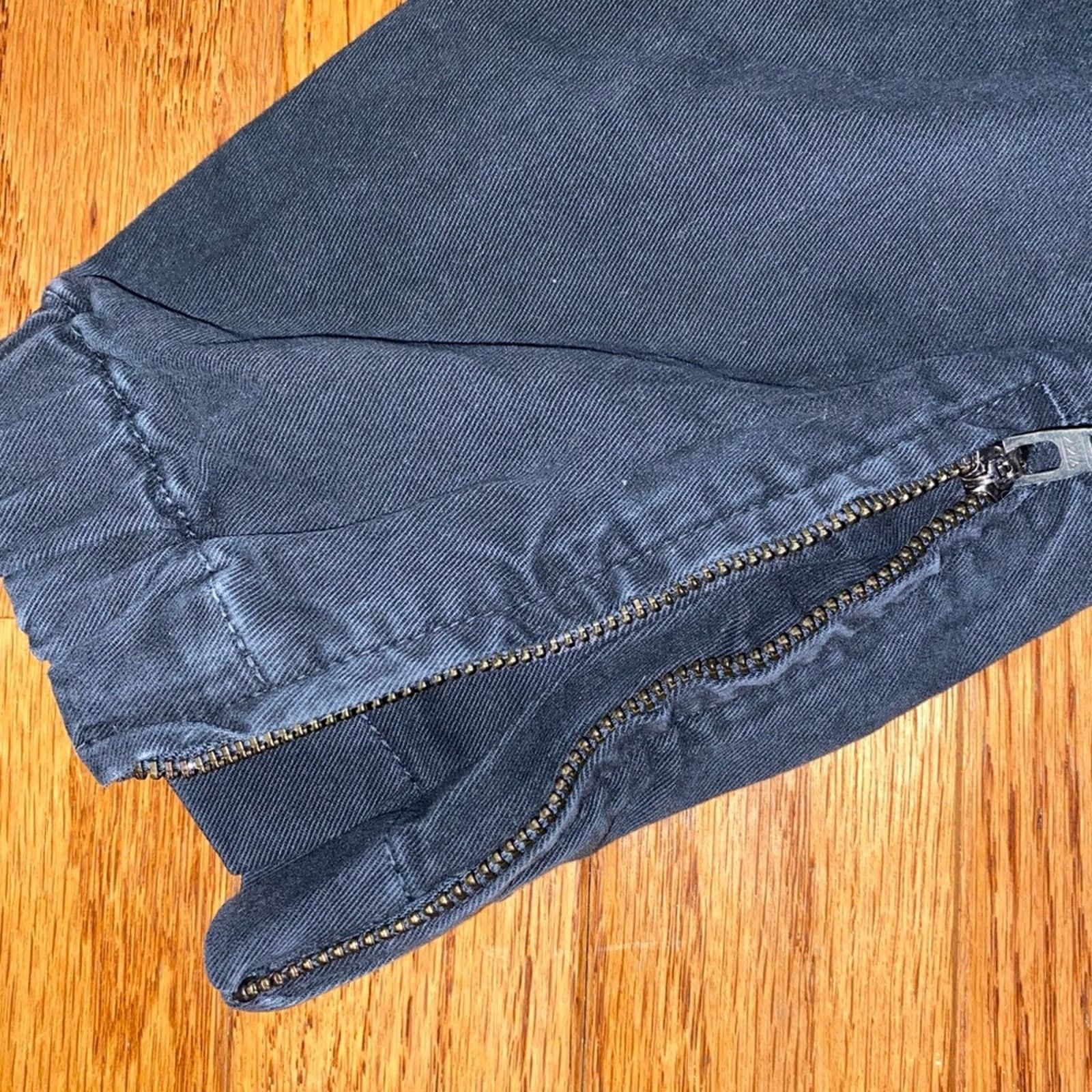 Nili Lotan Nili Lotan Cropped Military Pant Carbon Gray 00 EUC Size 24" / US 00 / IT 34 - 10 Thumbnail