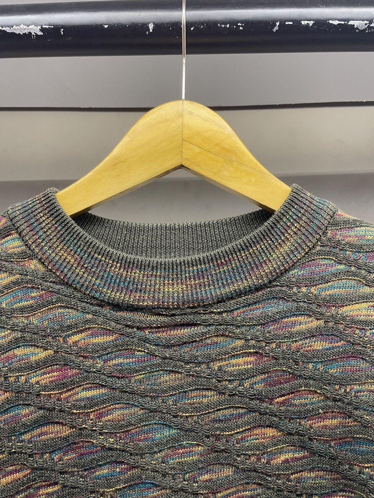 Missoni Missoni Multicolor Knit – Classic Italian Luxury Size US XL / EU 56 / 4 - 2 Thumbnail
