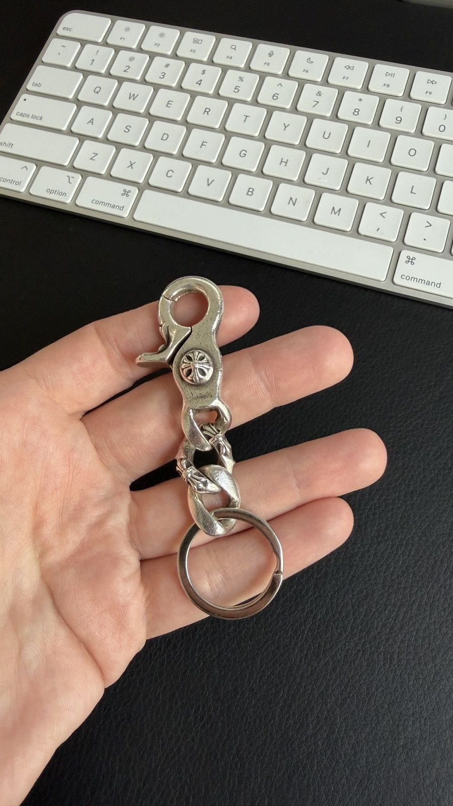 Chrome Hearts CHROME HEARTS FANCY LINK KEY RING Size ONE SIZE - 7 Thumbnail