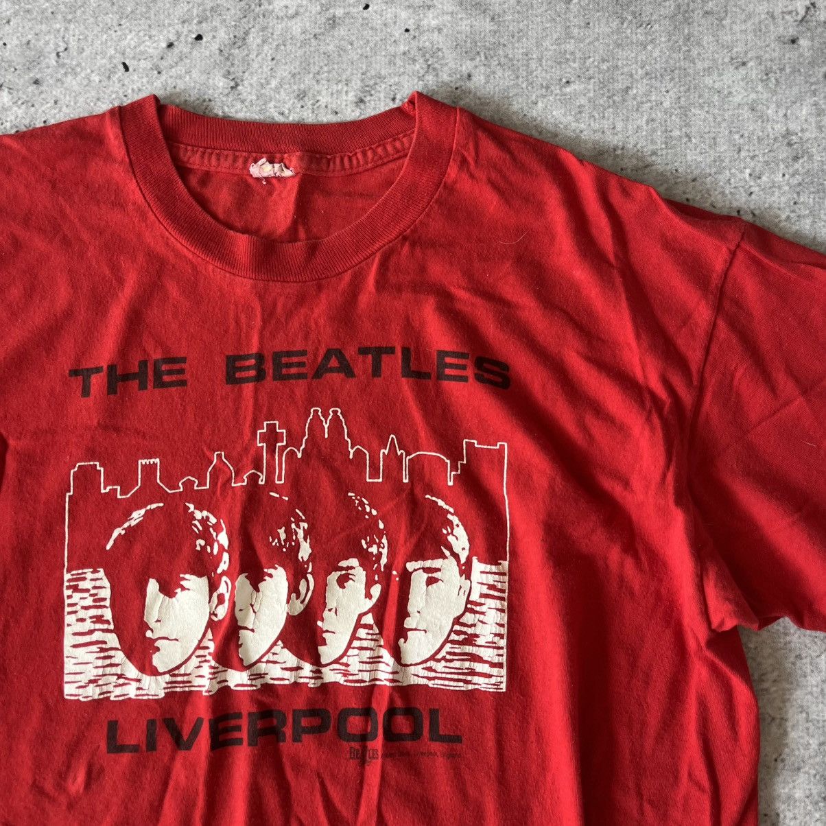 Band Tees × Vintage The beatles liverpool band tee L vintage single stitch 90s Size US L / EU 52-54 / 3 - 4 Thumbnail
