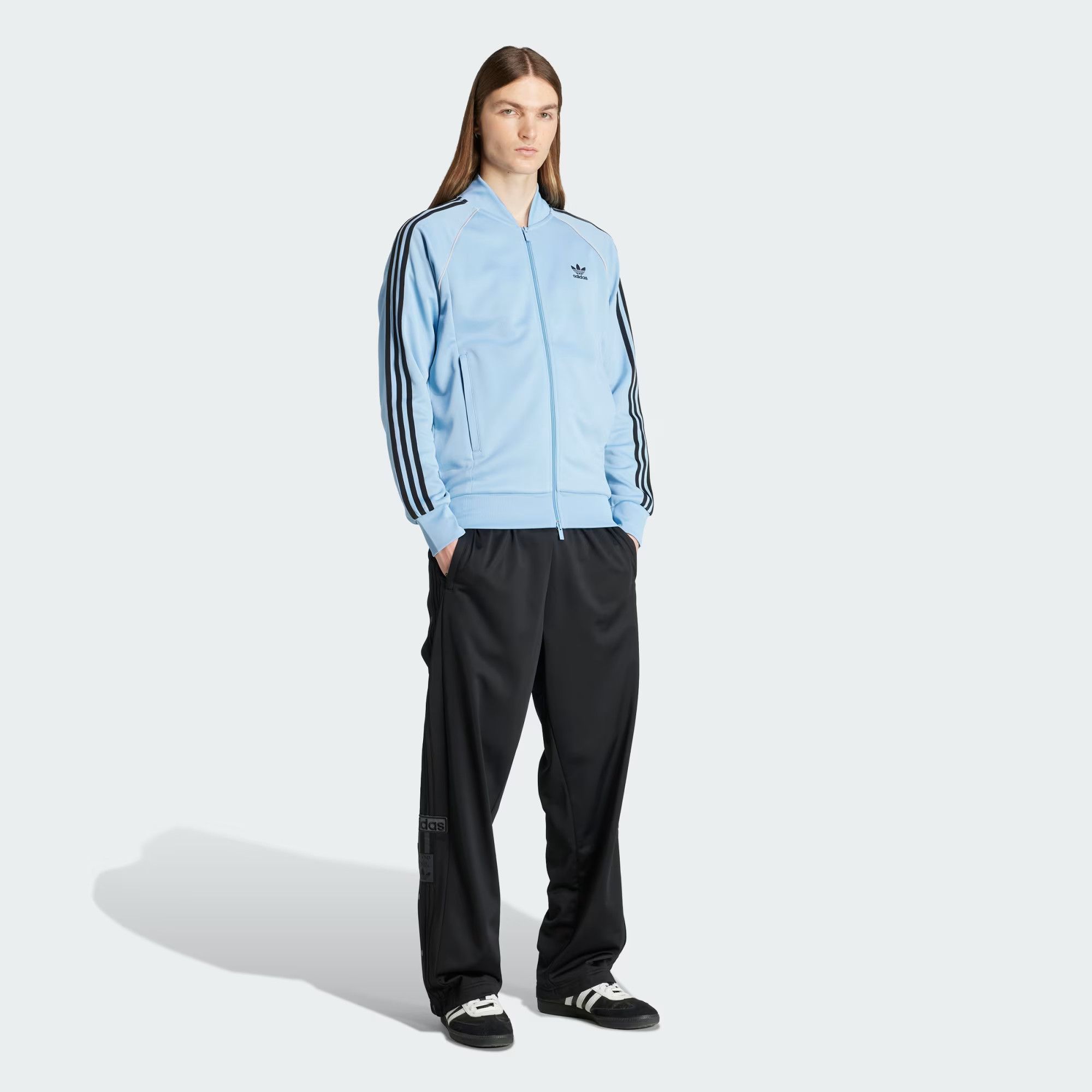 Adidas o1mle0426 Classic Track Jacket in Blue Size US XS / EU 42 / 0 - 4 Thumbnail