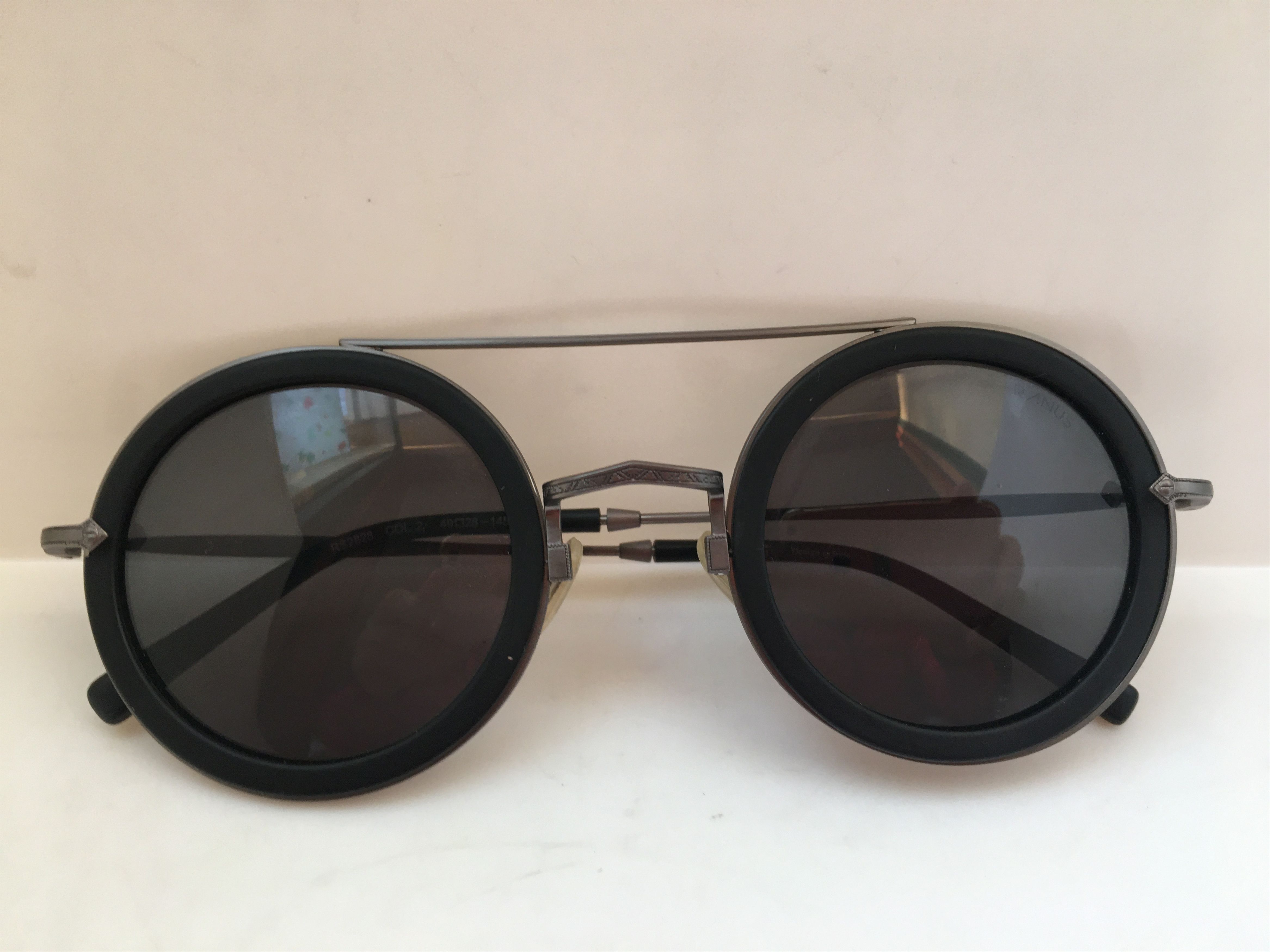 Other Handmade RAnus Round Sunglasses Frame GATSBY ARISTOCRAT Size ONE SIZE - 6 Thumbnail