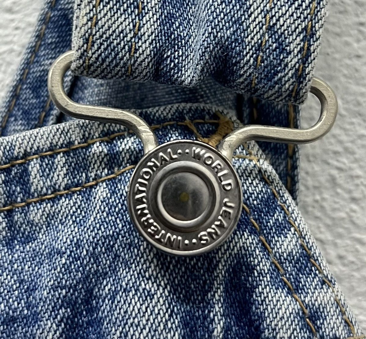 Big John × Vintage Vintage John Power MINI Denim Overalls Size US 35 - 5 Thumbnail