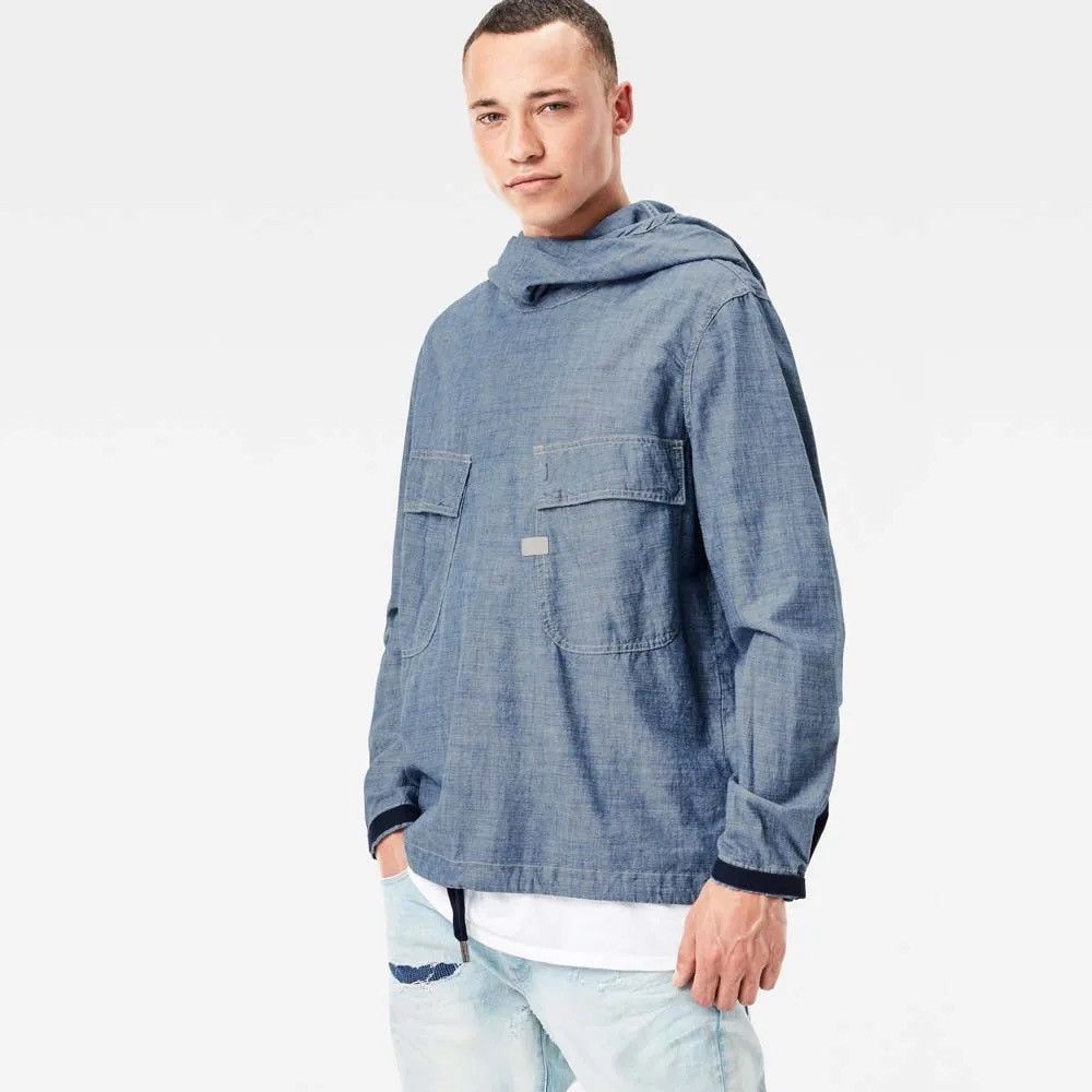 G-Star G-Star Chambray Pw Hooded Anorak Jacket Size US S / EU 44-46 / 1 - 5 Thumbnail