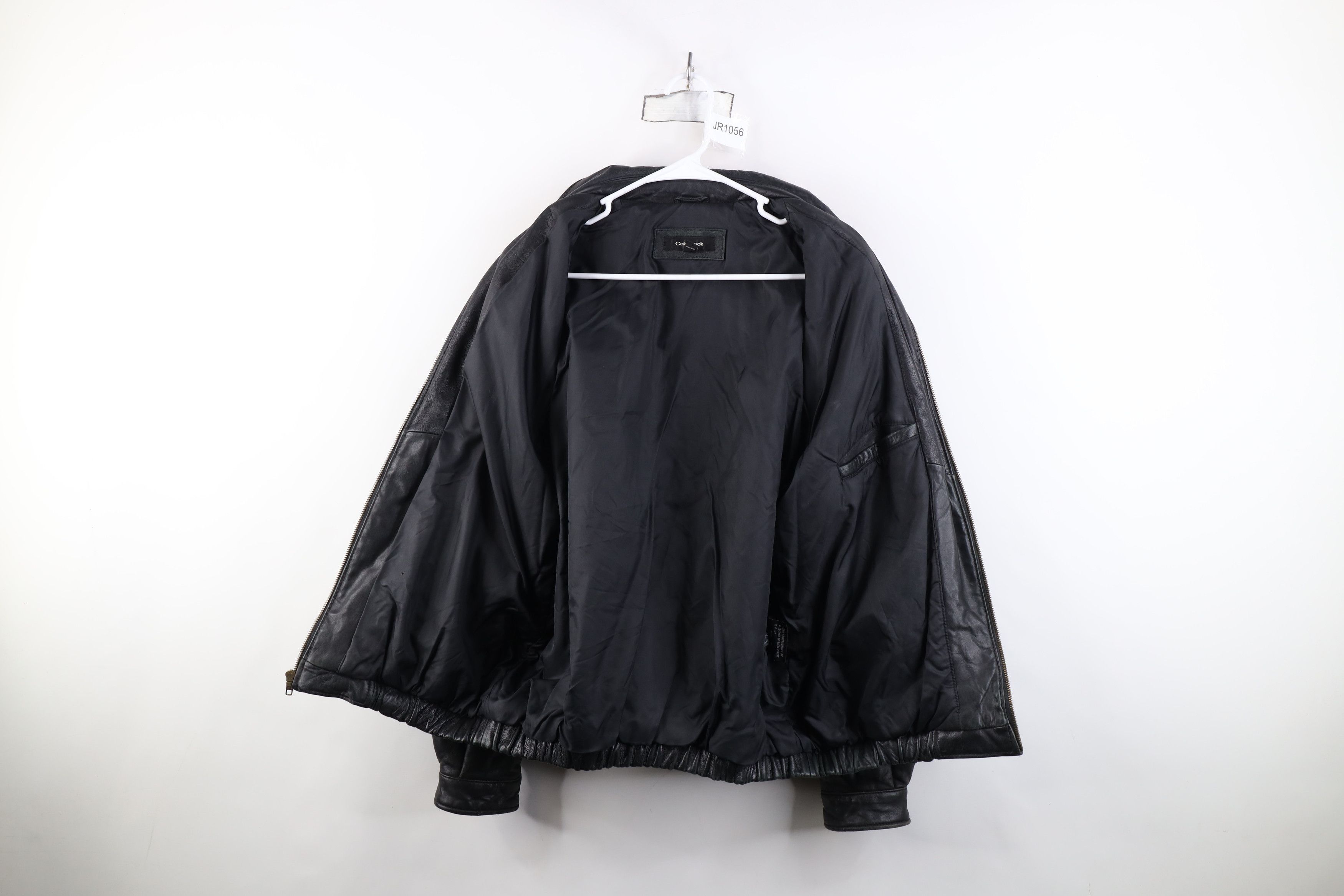 Vintage Vintage 90s Streetwear Distressed Flight Bomber Jacket Black Size US L / EU 52-54 / 3 - 11 Thumbnail