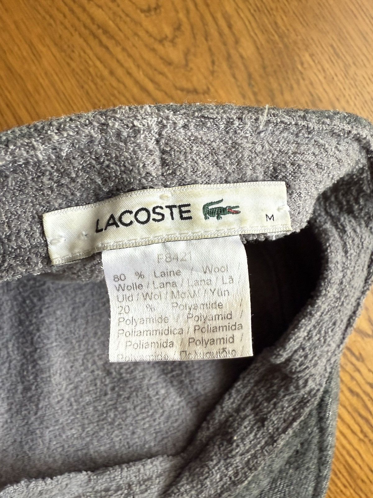 Lacoste Unisex Felted Wool Beret Size ONE SIZE - 4 Thumbnail