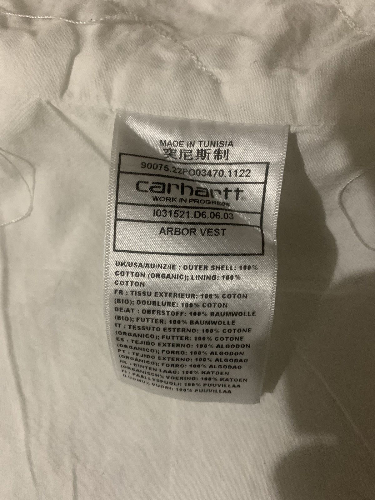 Carhartt × Handmade × Marvel Comics Carhartt Arctic veste x Venom chainstichembroidery Size US M / EU 48-50 / 2 - 6 Thumbnail
