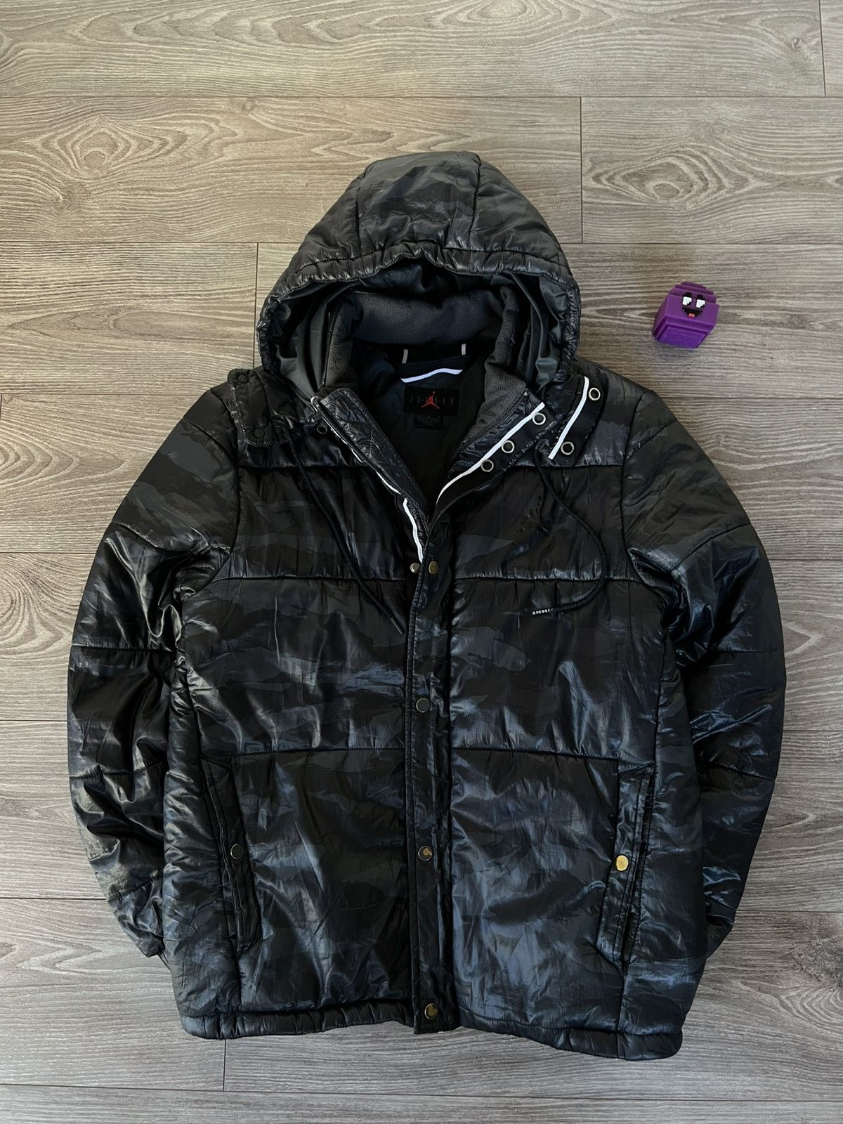 Jordan Brand Nike Air Jordan Avant Garde Camo Puffer Regular Down Jacket Size US M / EU 48-50 / 2 - 6 Thumbnail