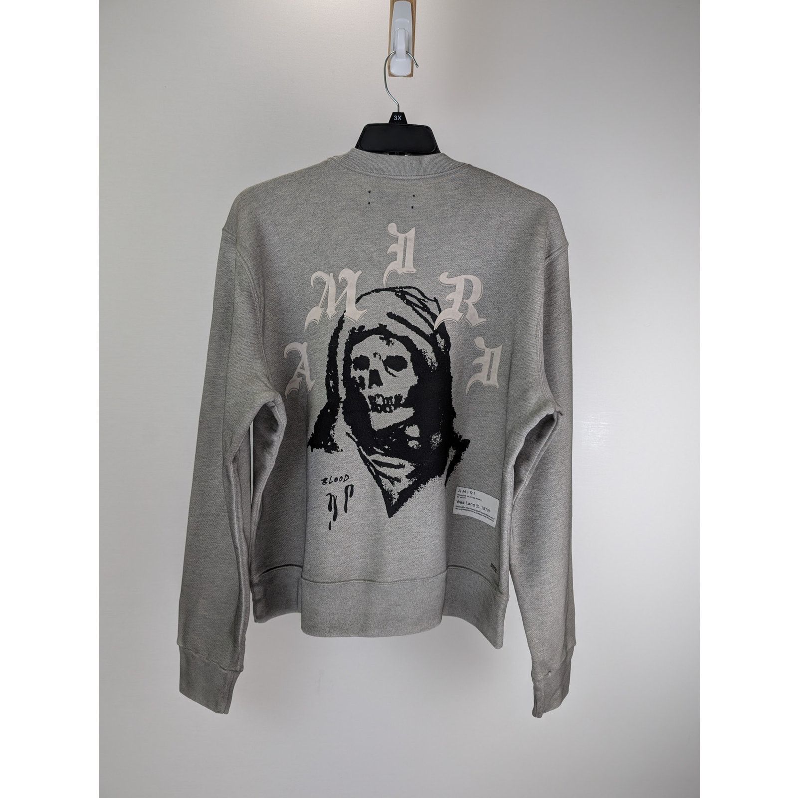 Amiri o1rshd1 Wes Lang Solar Kings Crewneck Sweatshirt in Grey Size US M / EU 48-50 / 2 - 19 Thumbnail