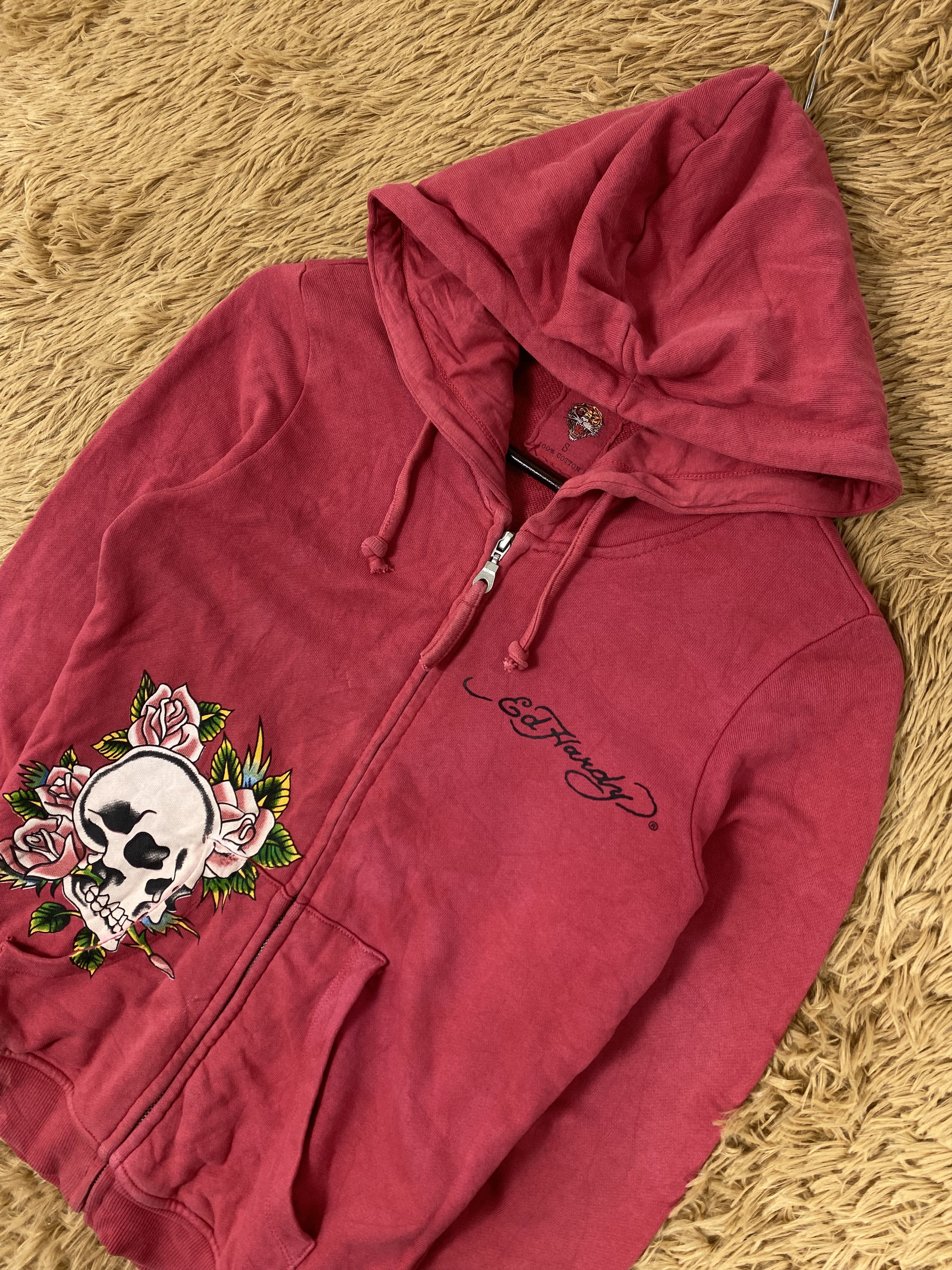 Ed Hardy × Vintage Vintage Ed Hardy Hoodie Jacket Size US S / EU 44-46 / 1 - 2 Thumbnail