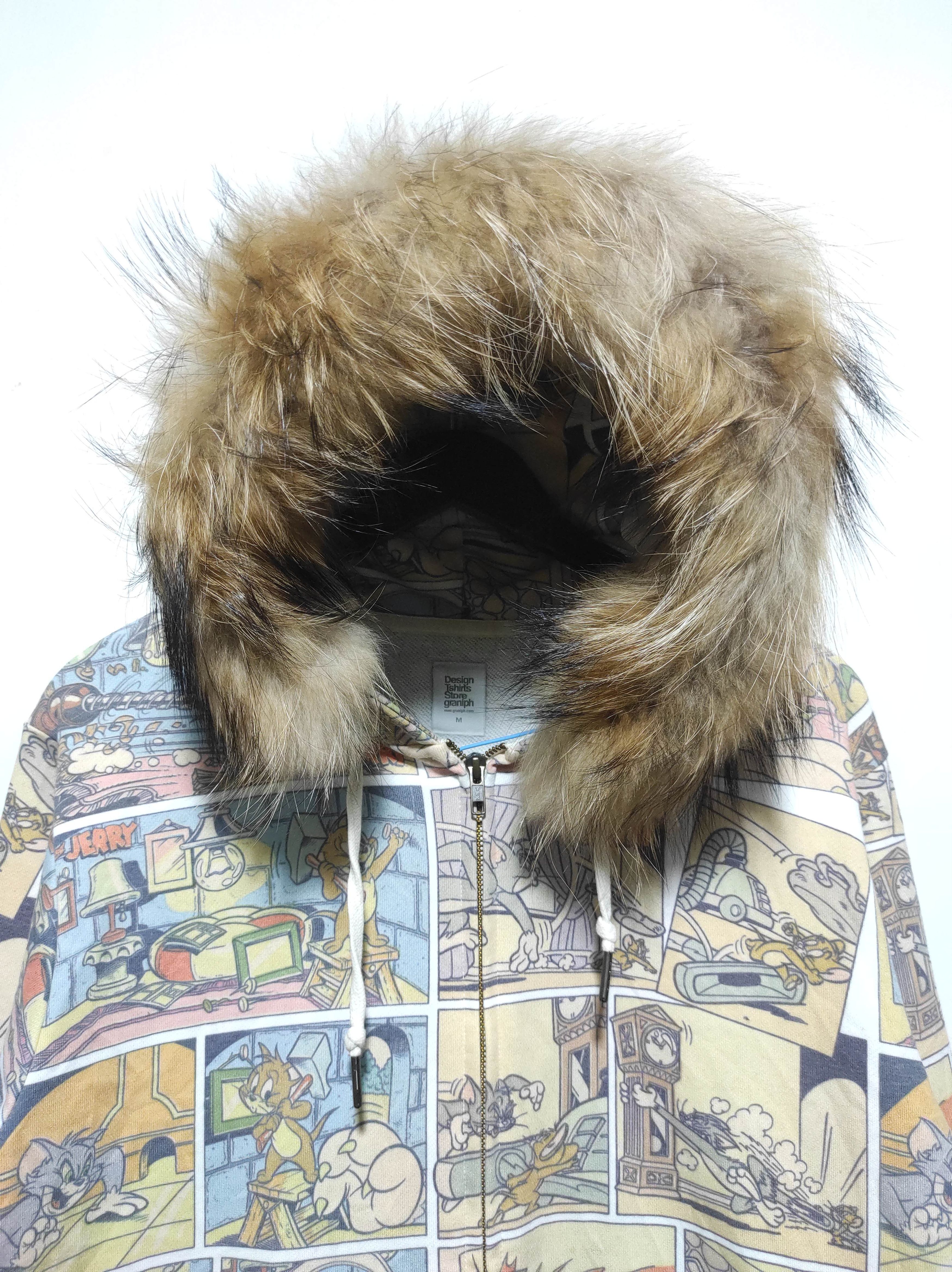 Anime Tom & Jerry Zip Fur Hoodie If Six Was Nine LGB style Size US M / EU 48-50 / 2 - 4 Thumbnail