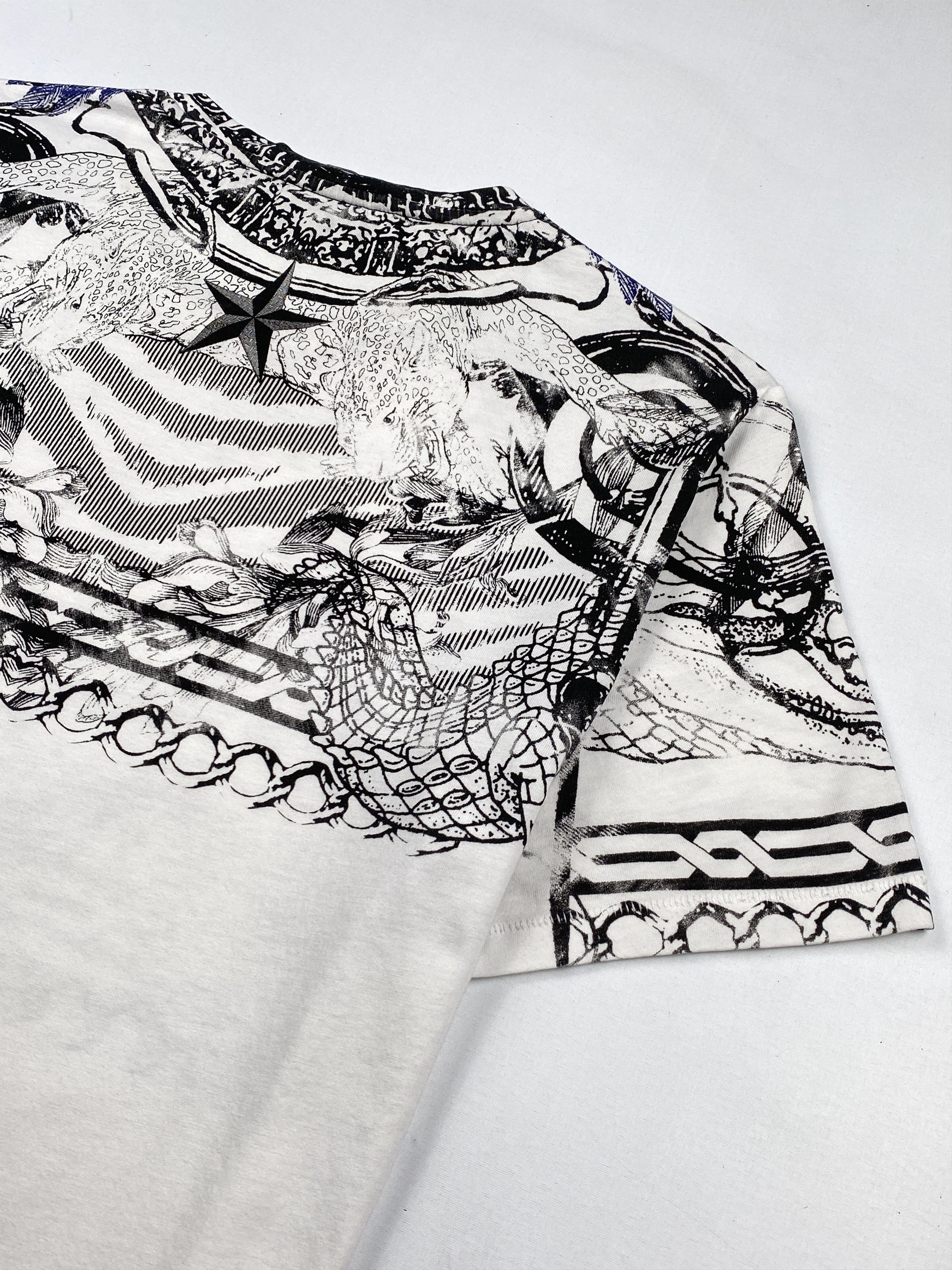 Just Cavalli Baroque Style Eagle Print T-Shirt Size US M / EU 48-50 / 2 - 12 Thumbnail