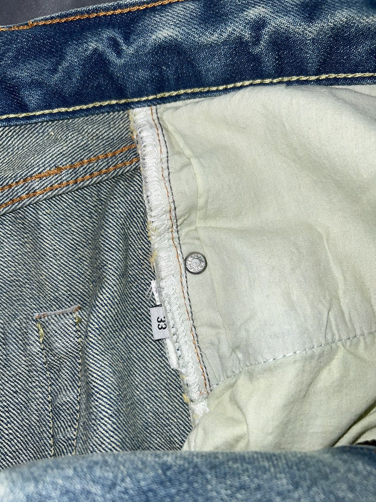 Other JAPANESE SELVEDGE DENIM BAGGY JEANS REDLINE RAW VINTAGE Size US 33 - 6 Thumbnail